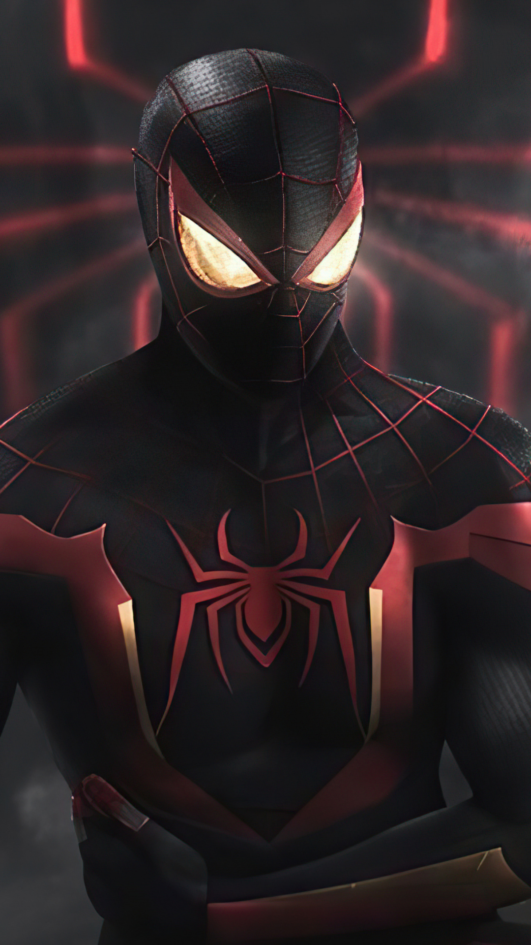 Download wallpaper 1080x1920 spider-man, 2020, dark-red suit, 1080p ...