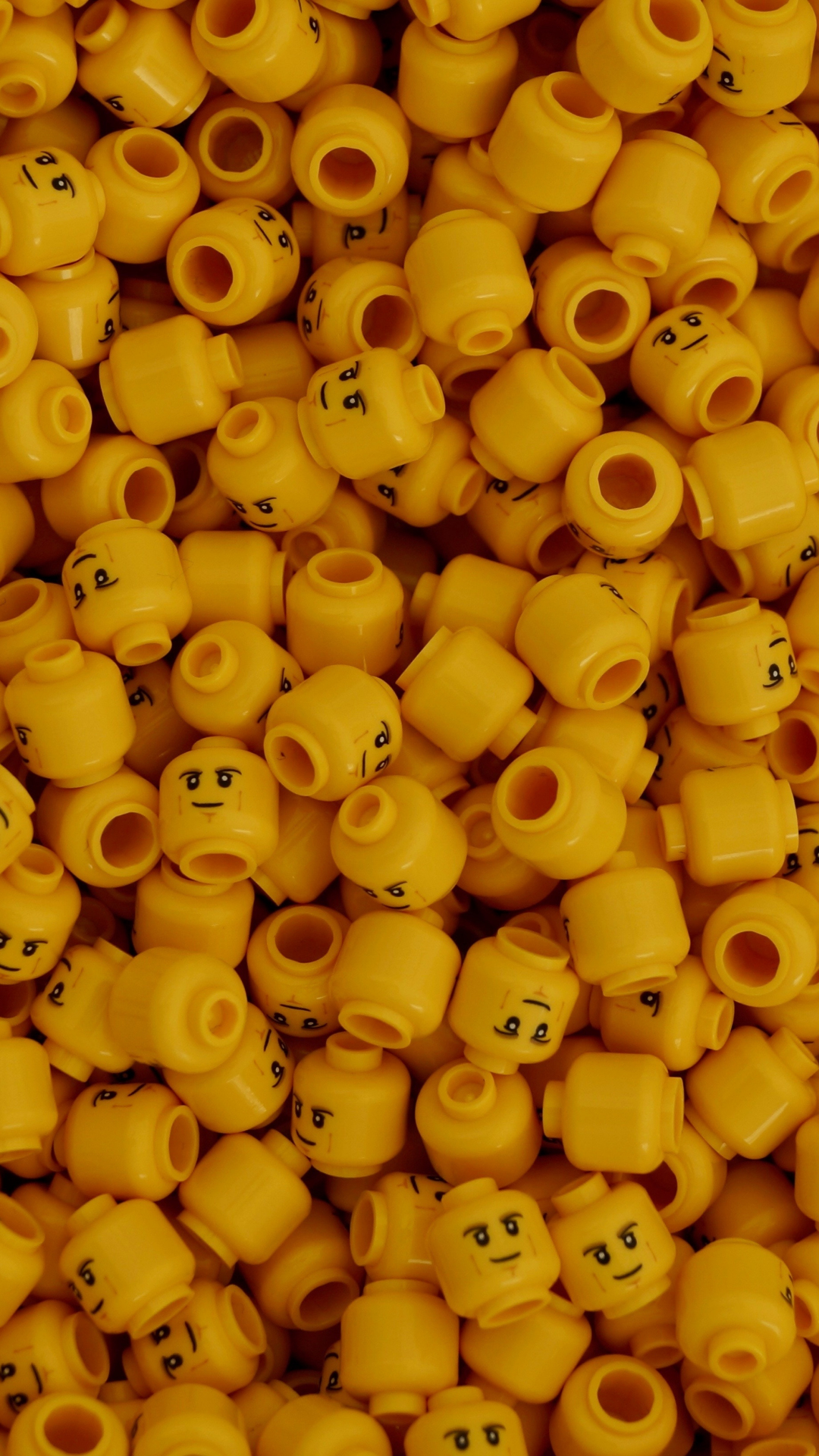 Yellow, Lego, toy, 1080x1920 wallpaper