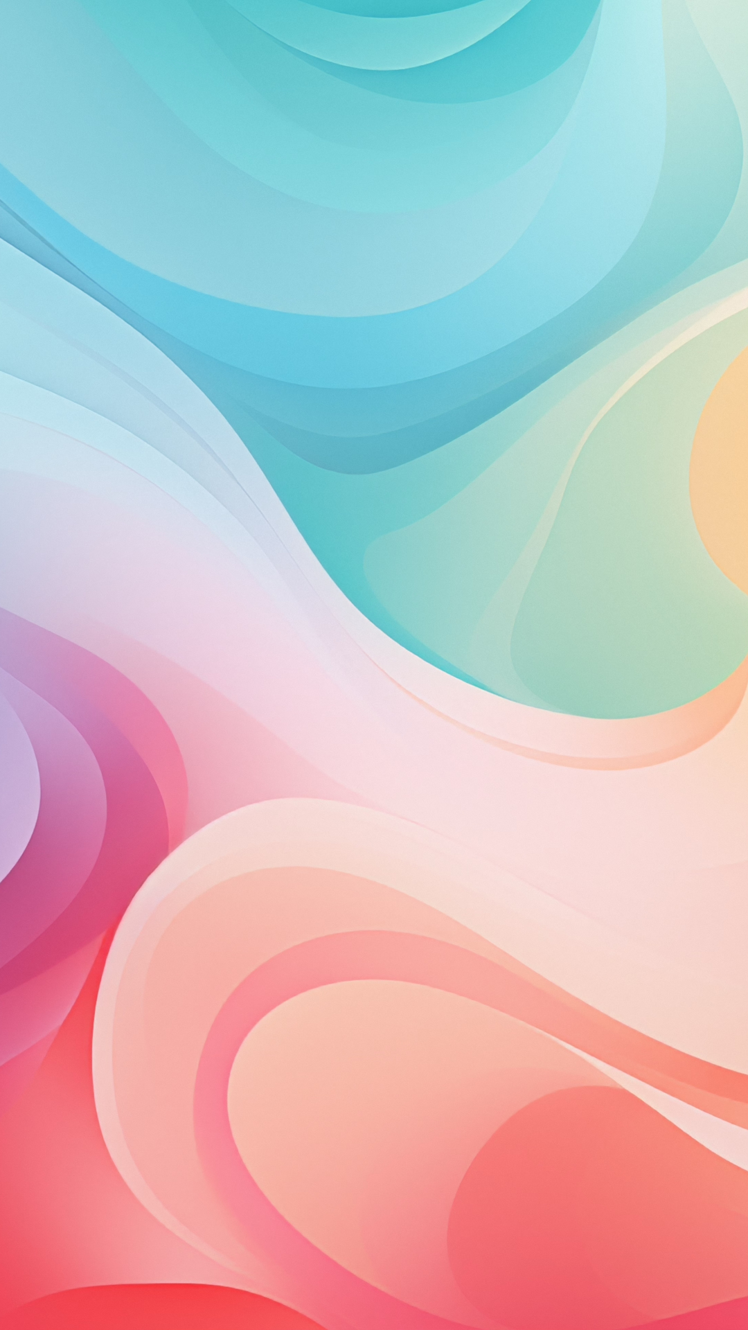 Art abstract, colorful, waves, 1080x1920 wallpaper