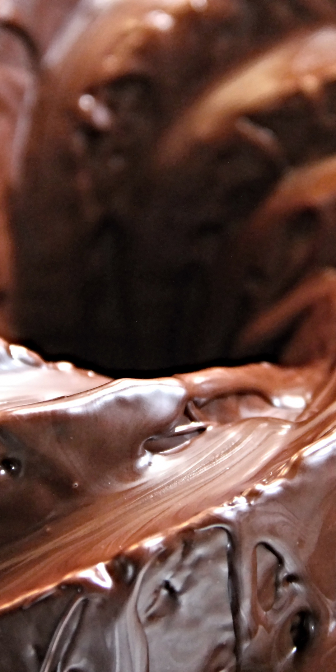 Chocolate, cake, coat, close up, 1080x2160 wallpaper