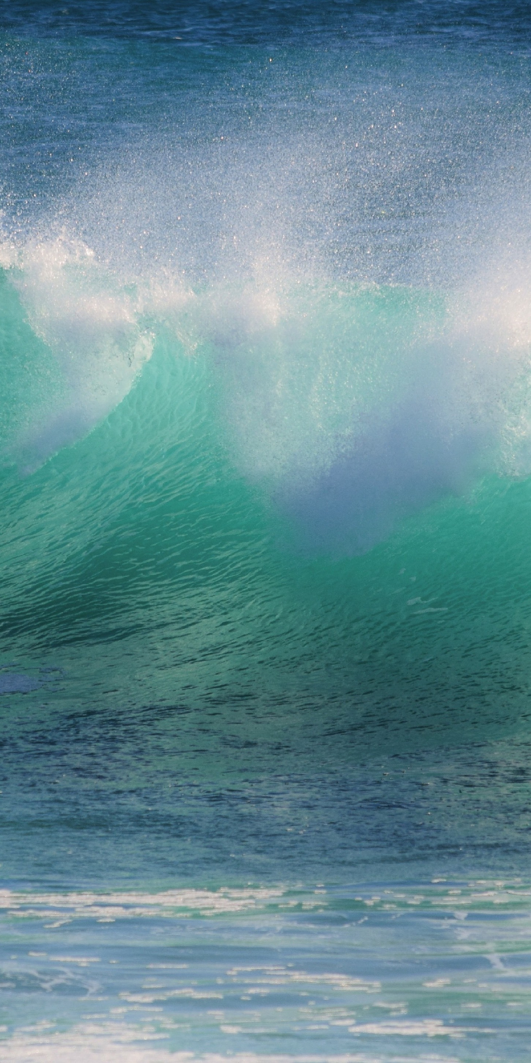 Sea waves, sea, big waves, 1080x2160 wallpaper