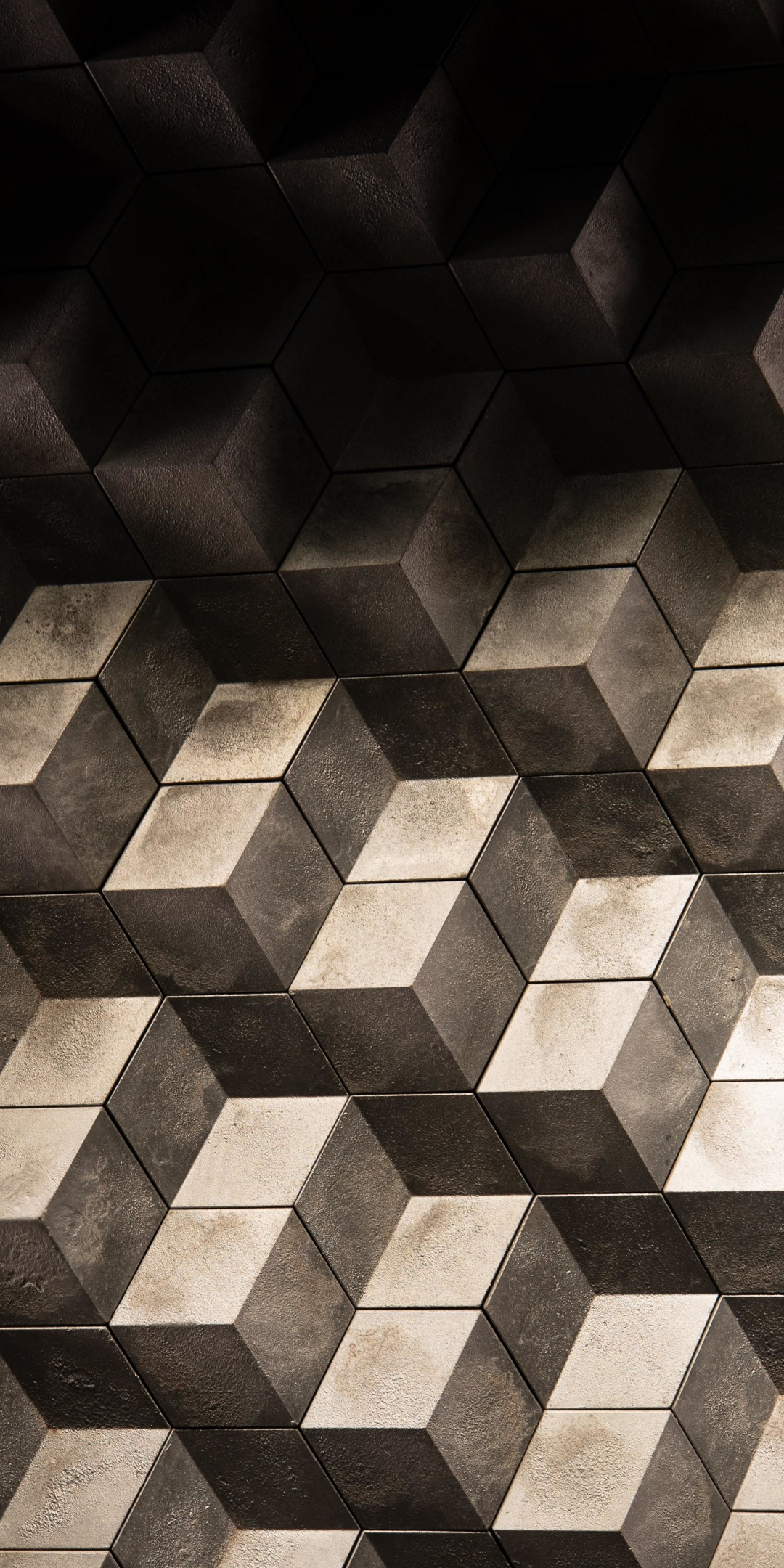 Cubical texture, pattern, 1080x2160 wallpaper