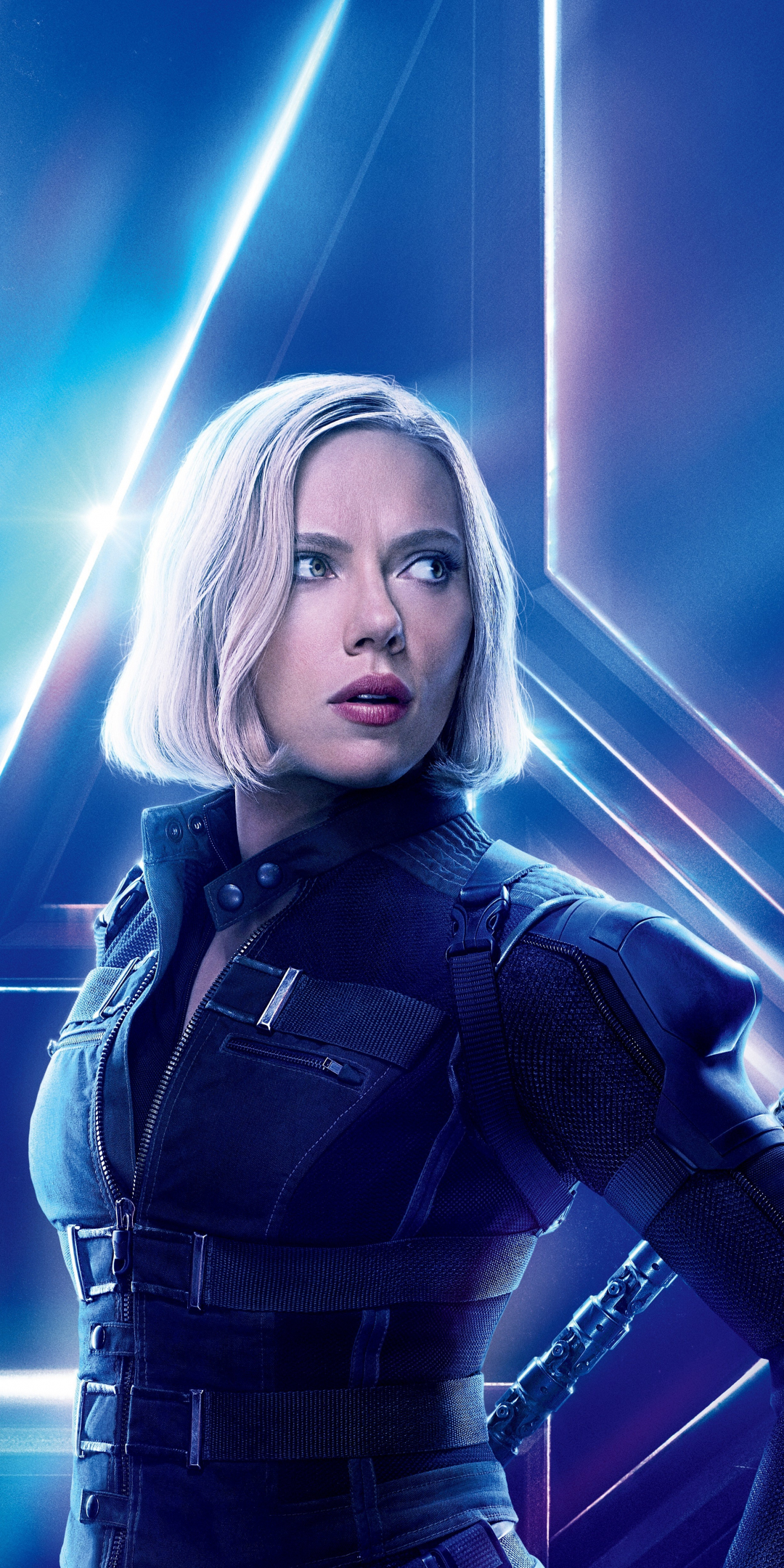 Avengers: infinity war, black widow, Scarlett Johansson, 1080x2160 wallpaper