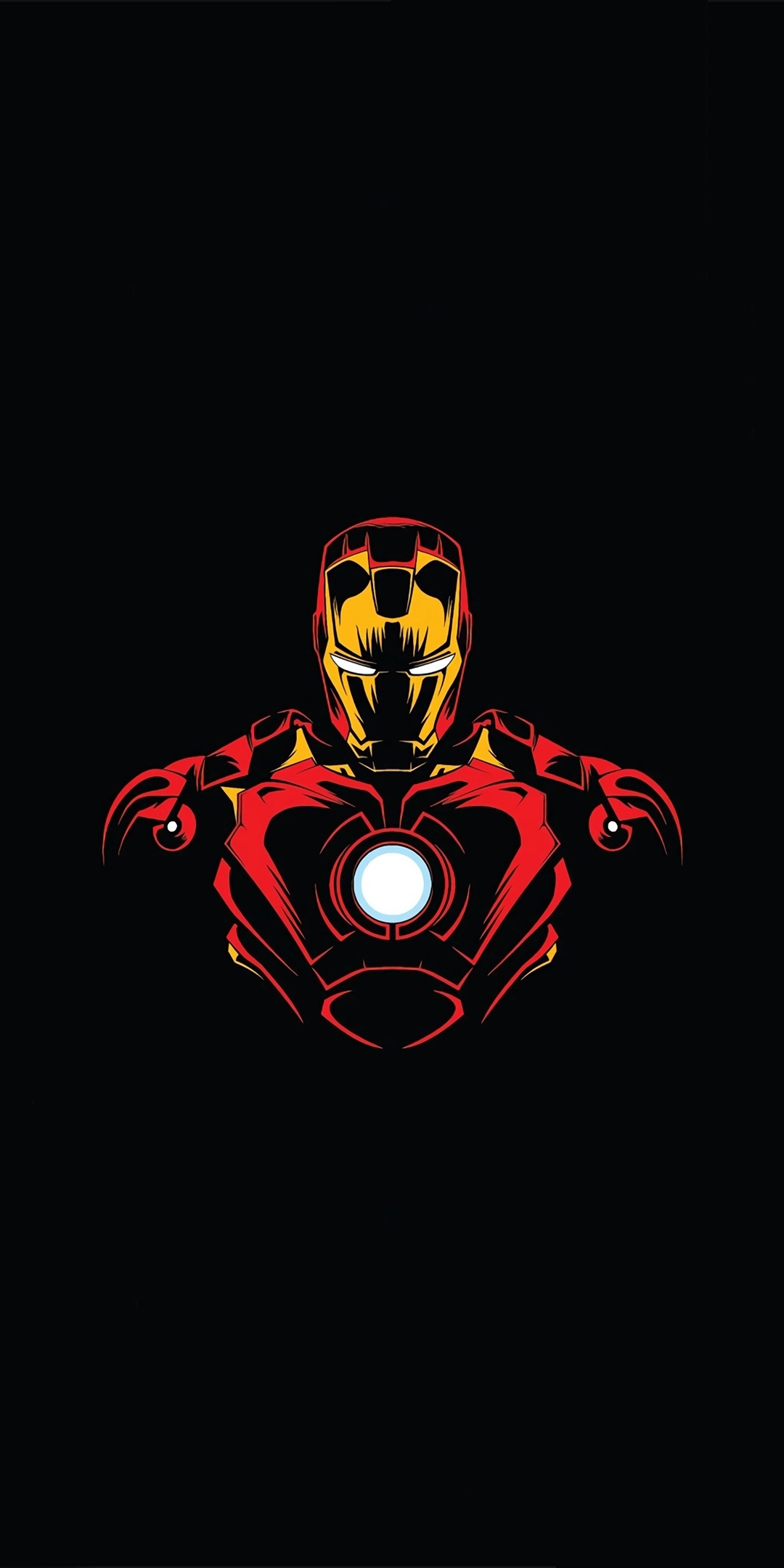 Hero, Iron man, minimalist, 1080x2160 wallpaper