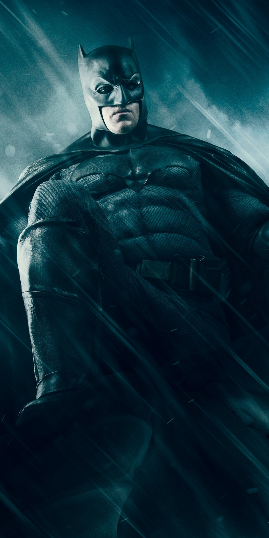Batman, dark knight, rain, artwork, 1080x2160 wallpaper
