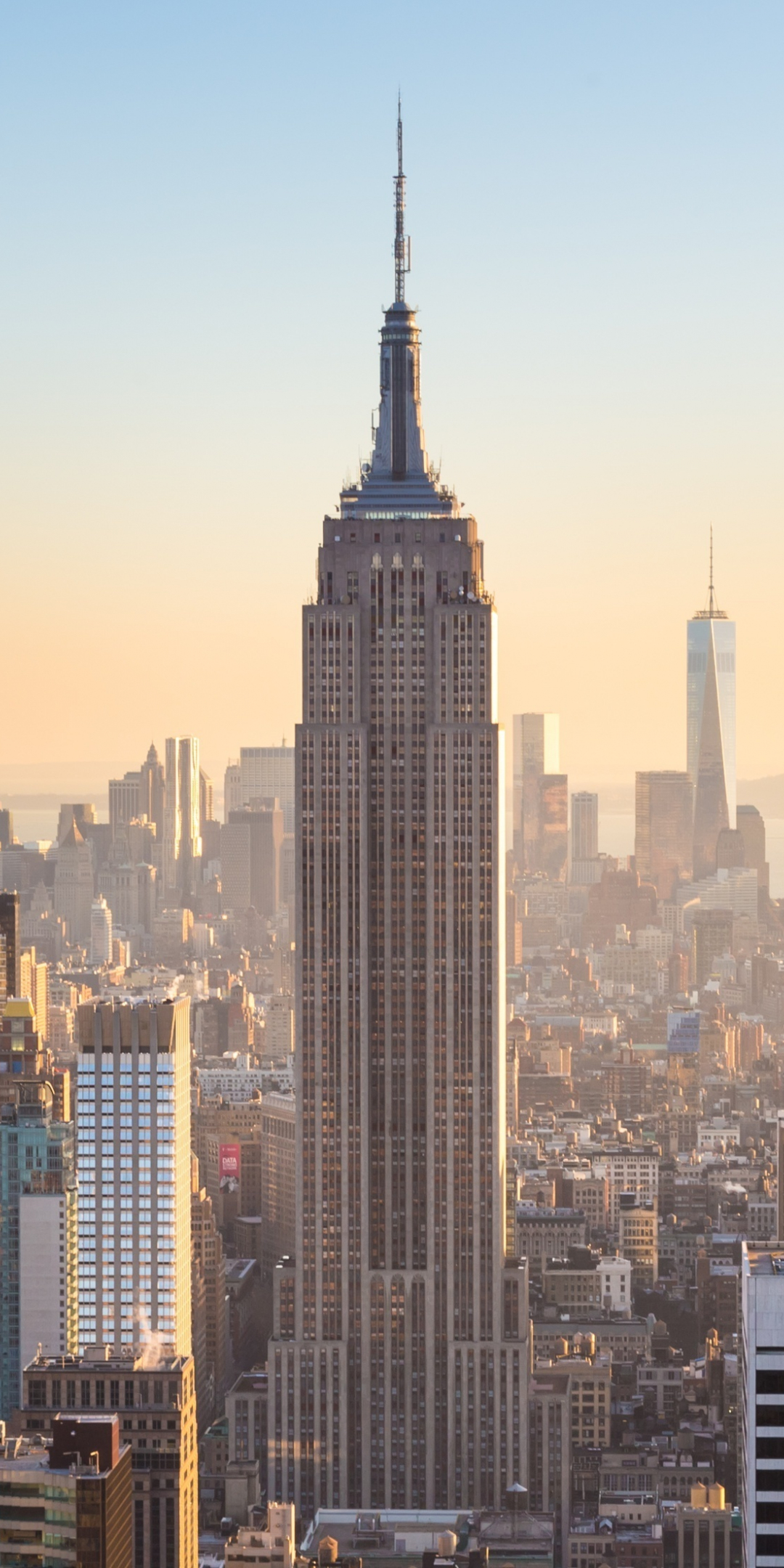 New york, city, buildings, at sunny day, sunlight, 1080x2160 wallpaper