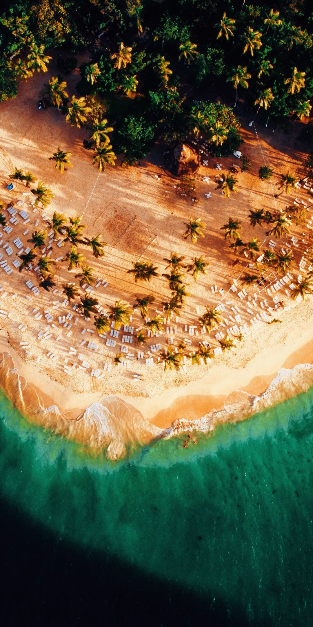 Curvy coast, aerial view, nature, 1080x2160 wallpaper