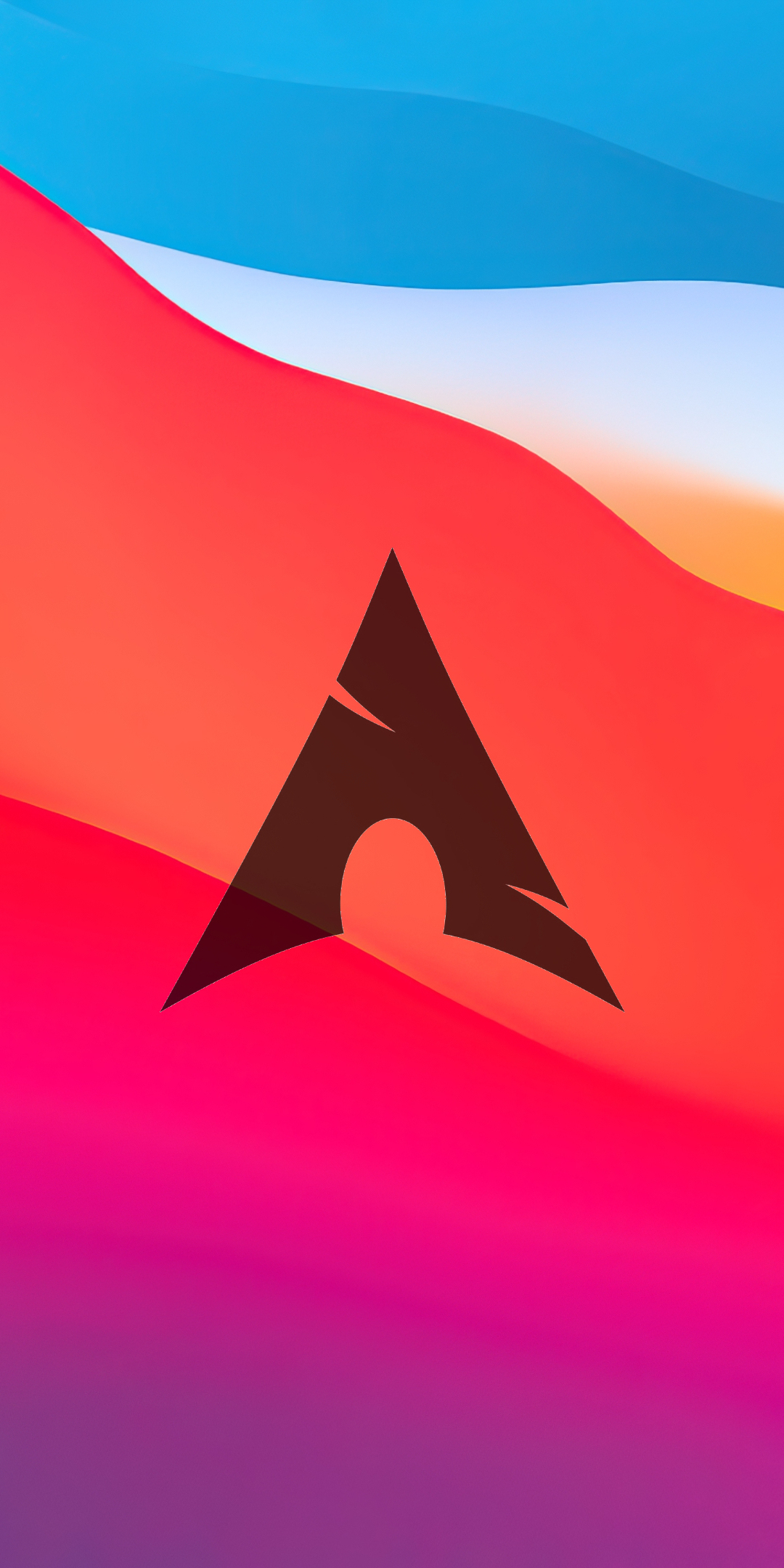 Arch Linux, logo, colorful, 1080x2160 wallpaper
