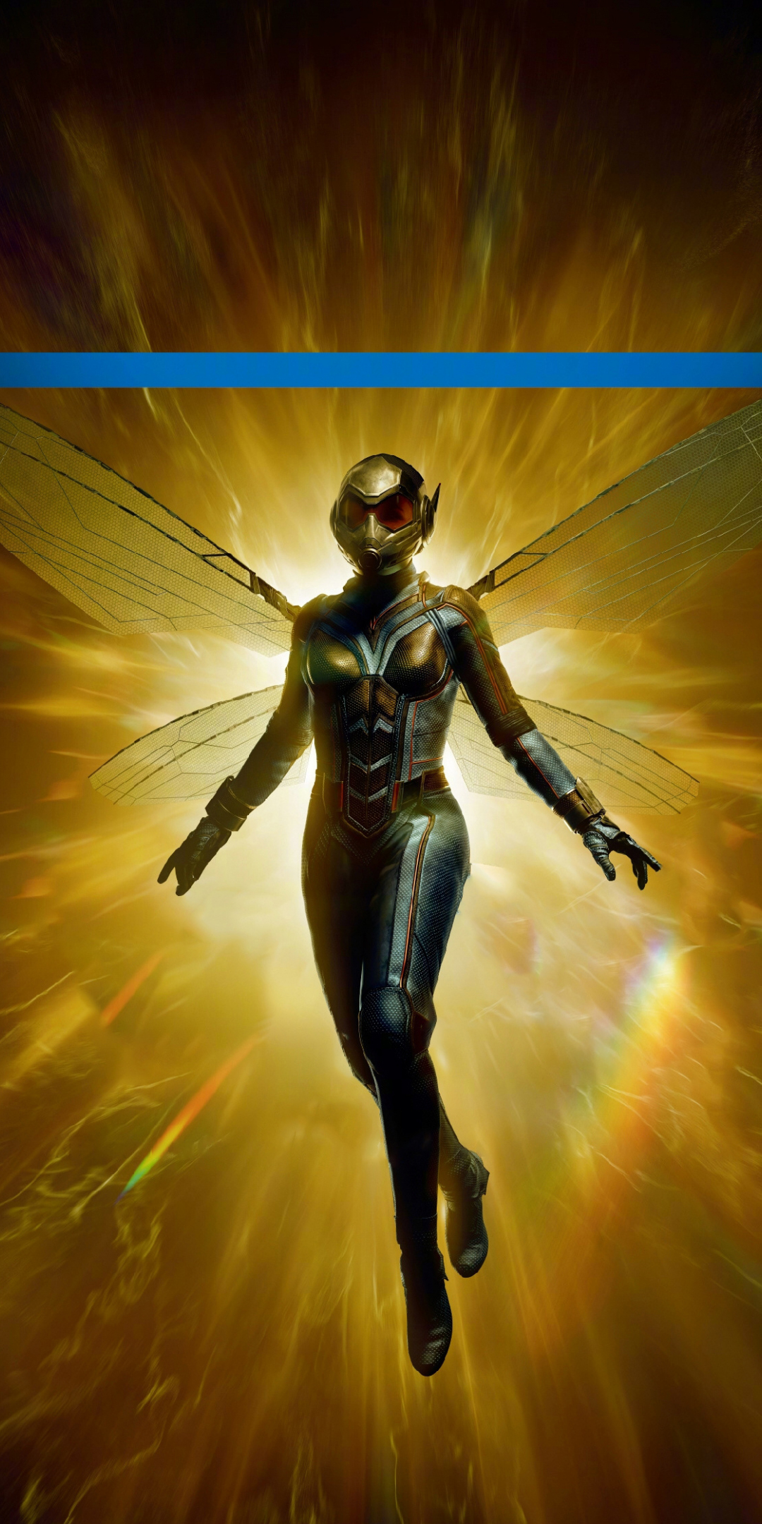 Wasp, superheroine, marvel comics, 1080x2160 wallpaper