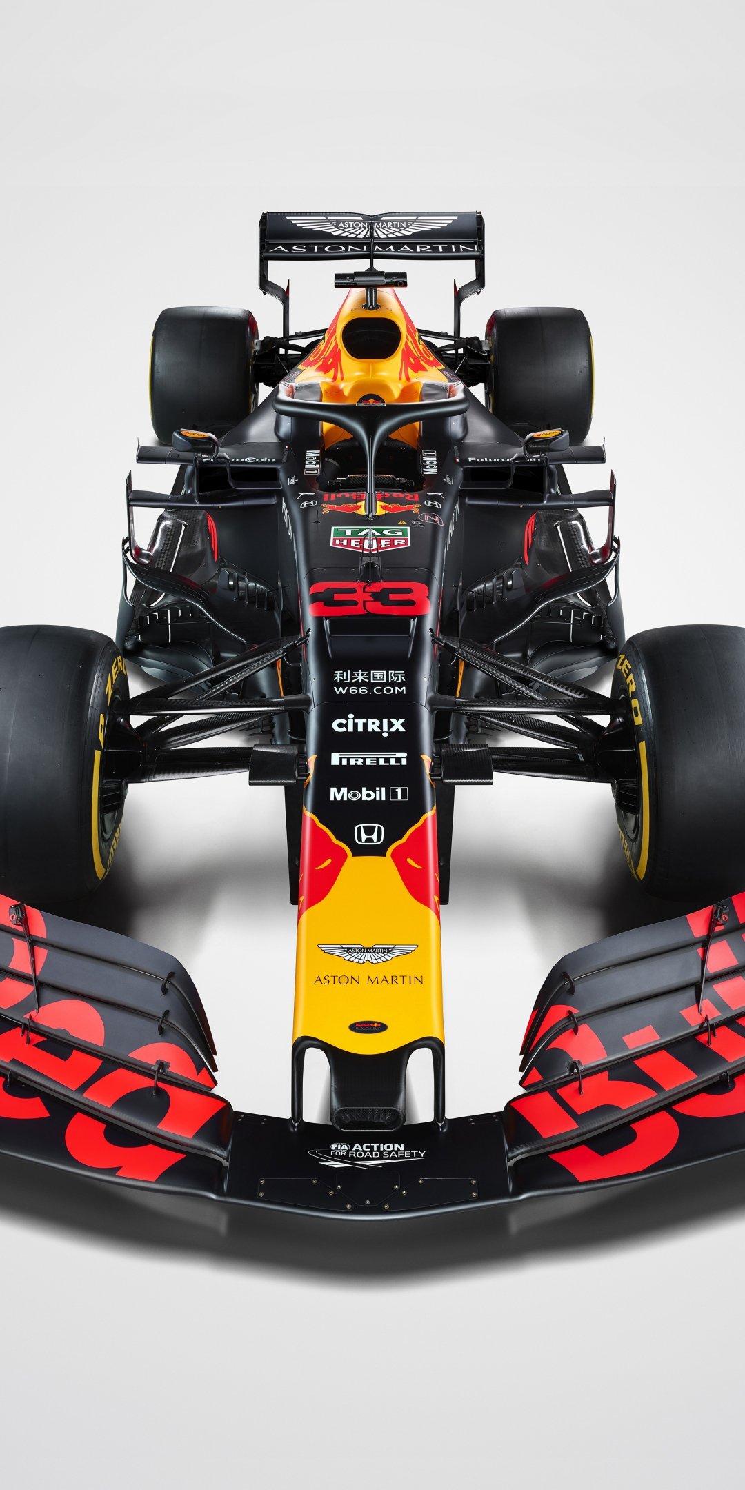 Red Bull Racing RB15, Racing car, formula one, 2019, 1080x2160 wallpaper