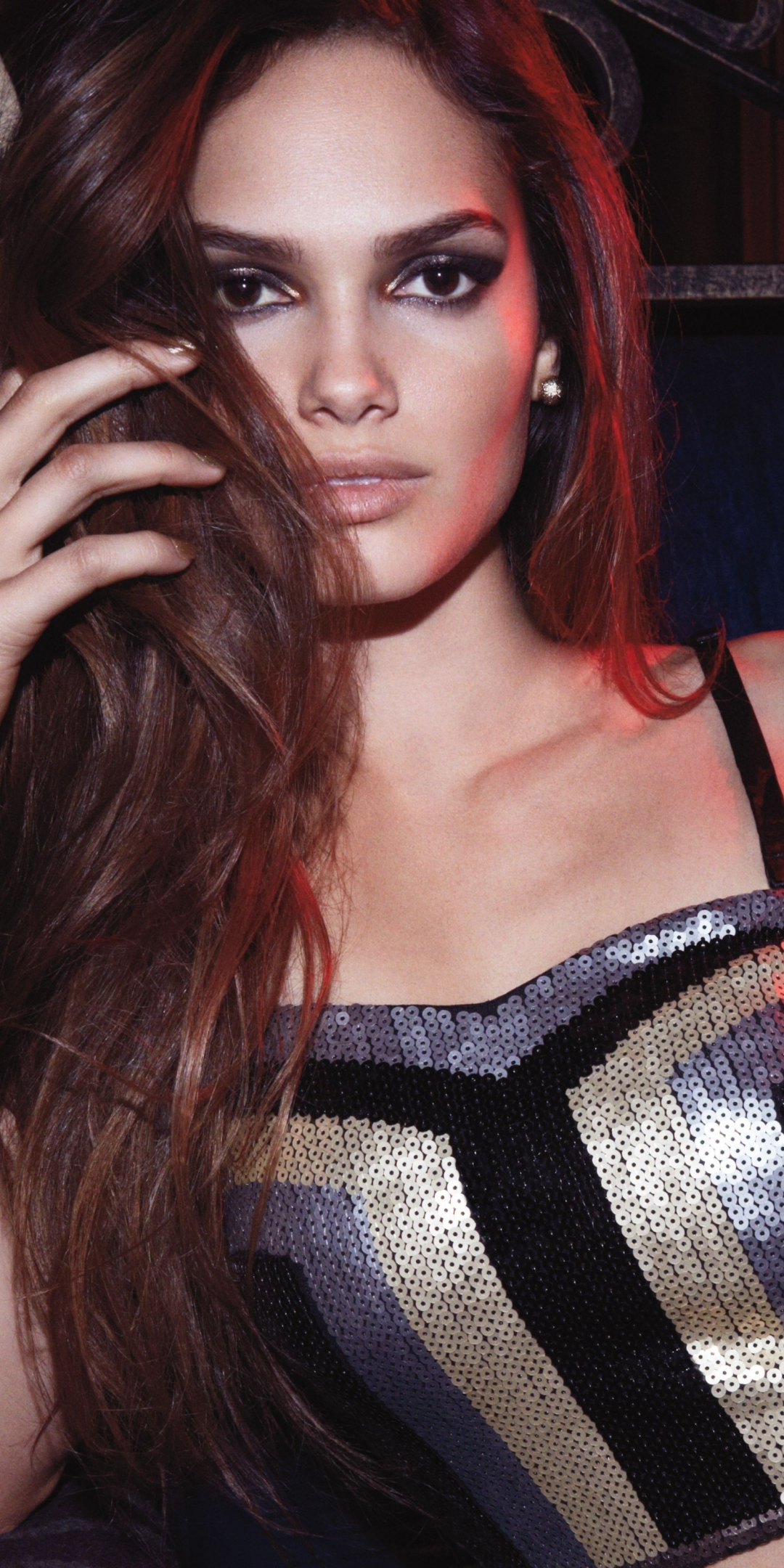 Nina Agdal, fashion model, celebrity, 1080x2160 wallpaper