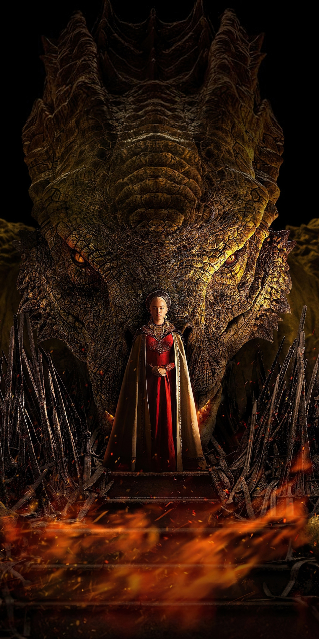 Princess Rhaenyra Targaryen, House of the Dragon, 2022, famous tv show, 1080x2160 wallpaper