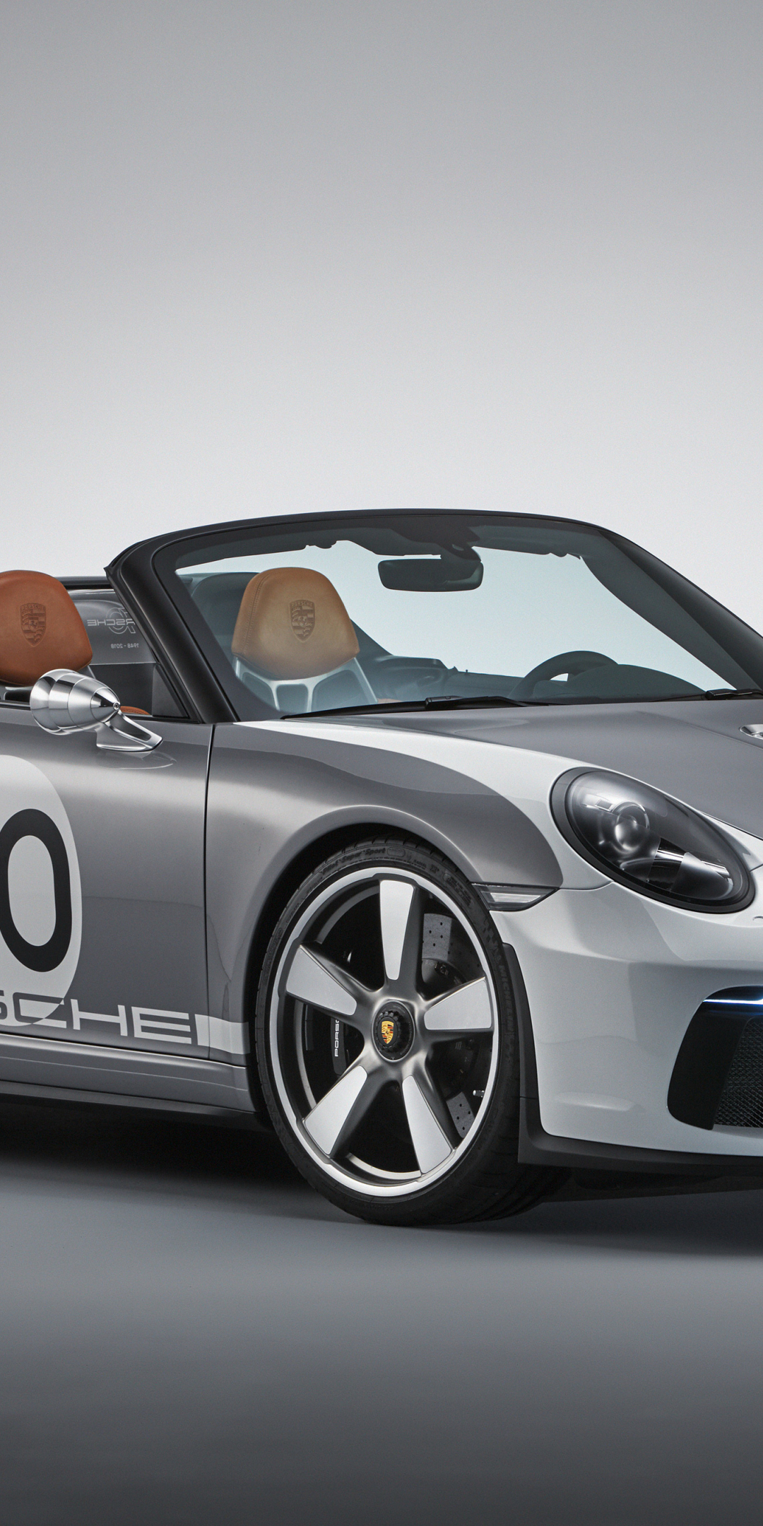 2018, Porsche 911 Speedster Concept, sports car, 1080x2160 wallpaper
