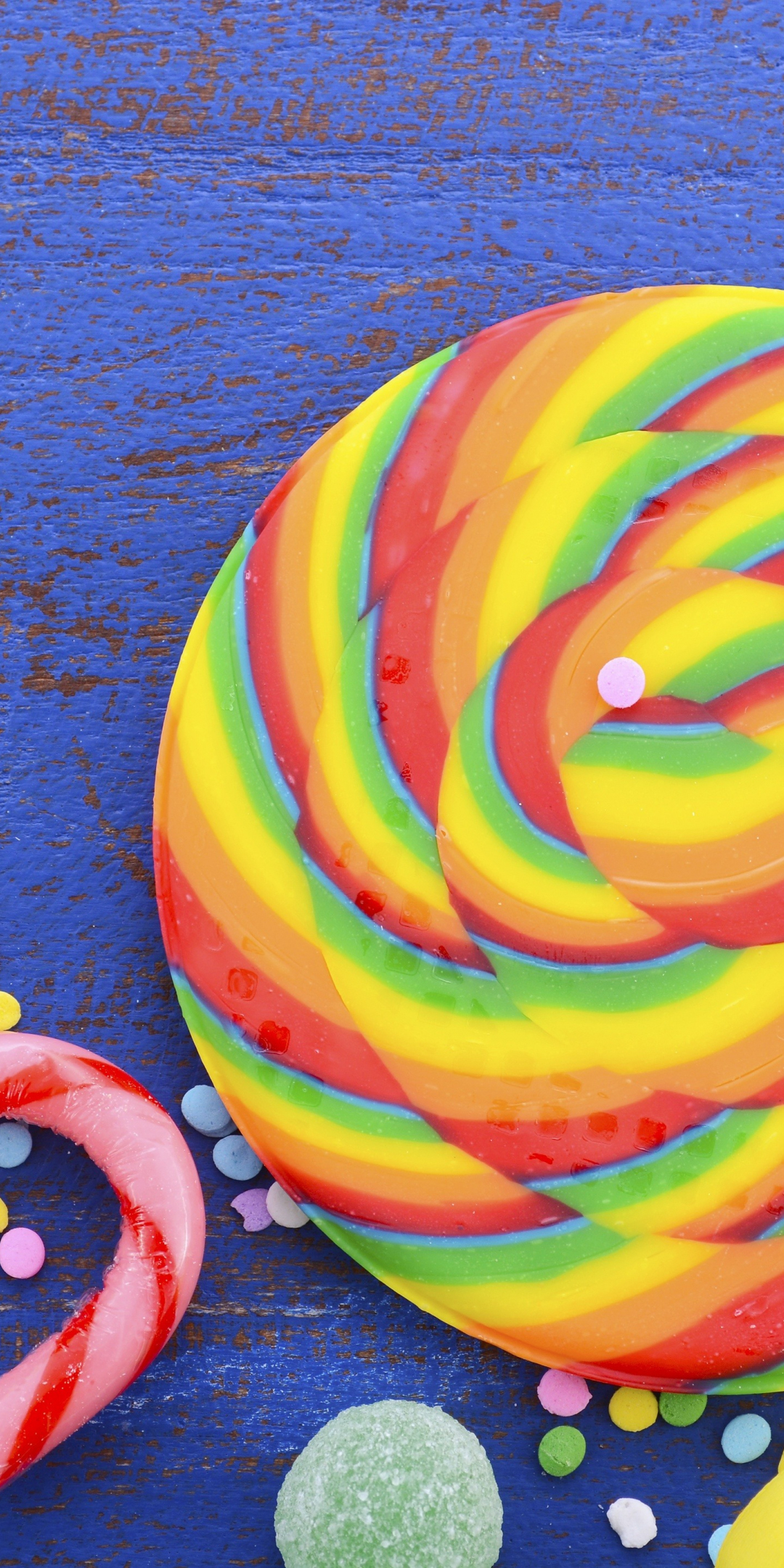 Lollipop. candies, colorful, 1080x2160 wallpaper