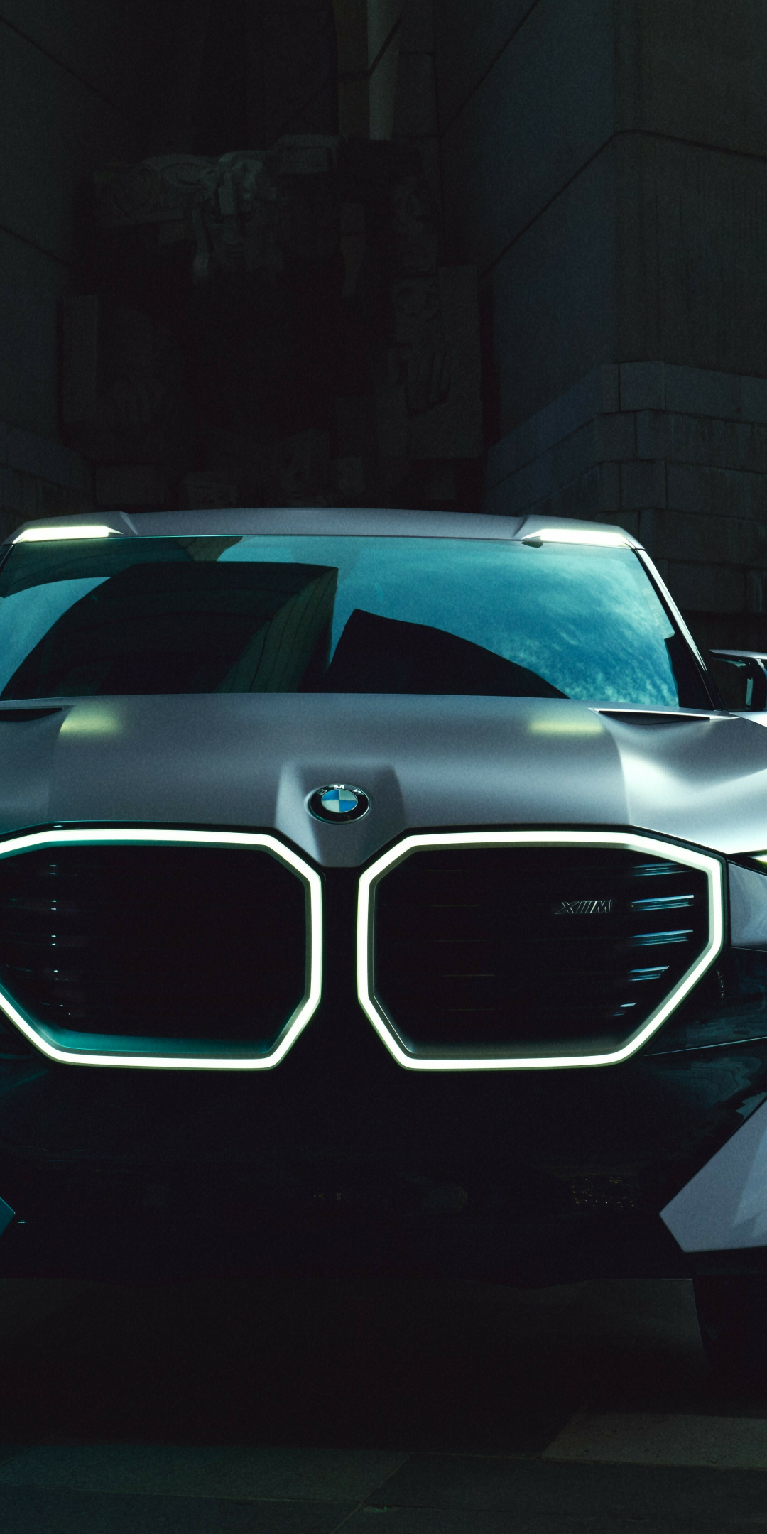 BMW XM, front view, 2023, 1080x2160 wallpaper