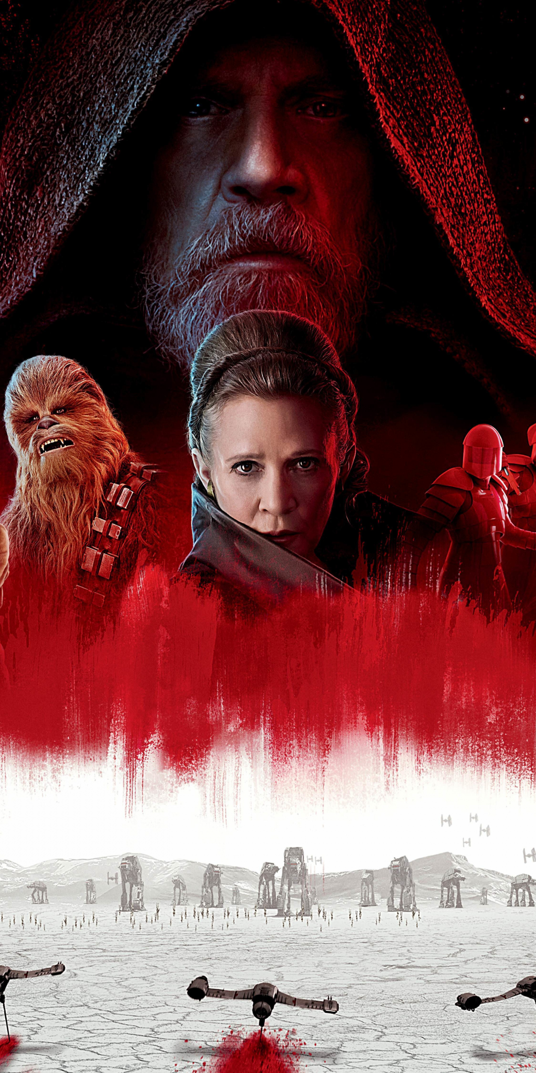 Star wars: the last jedi, movie, poster, 2017, 1080x2160 wallpaper