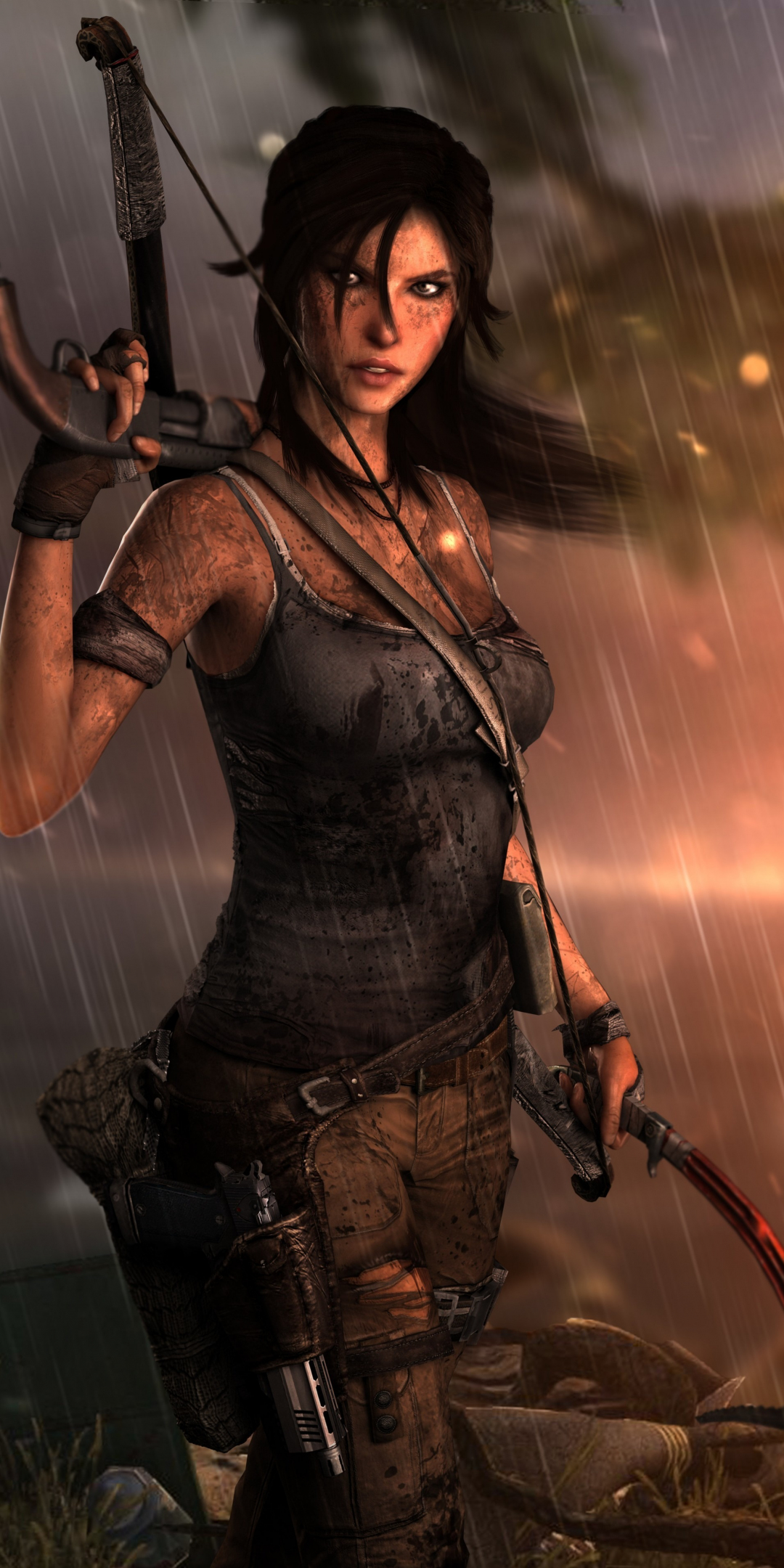 Lara Croft, Tomb Raider, game, video game, archer, 1080x2160 wallpaper