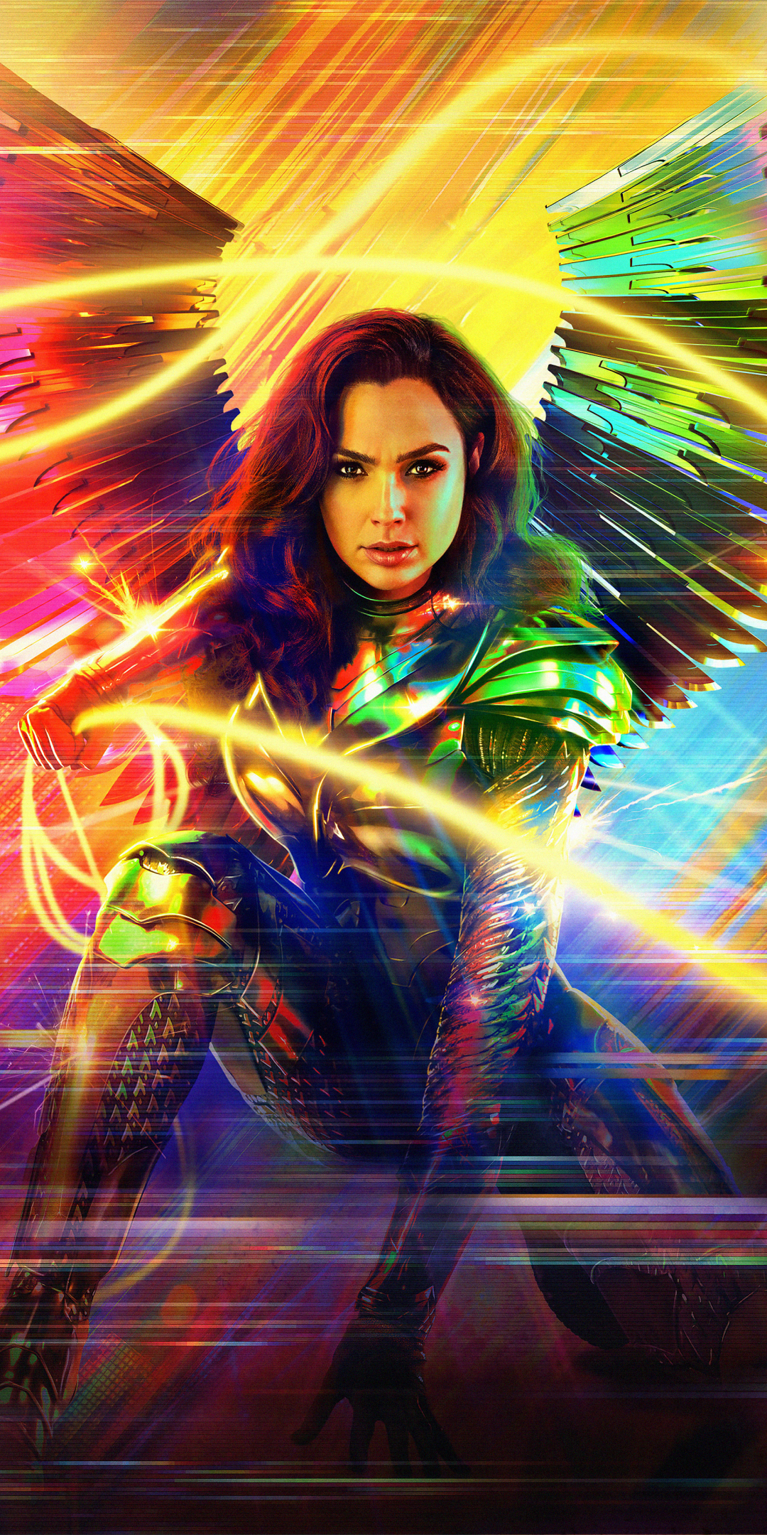 Poster, movie 2021, Wonder Woman 1984, 1080x2160 wallpaper