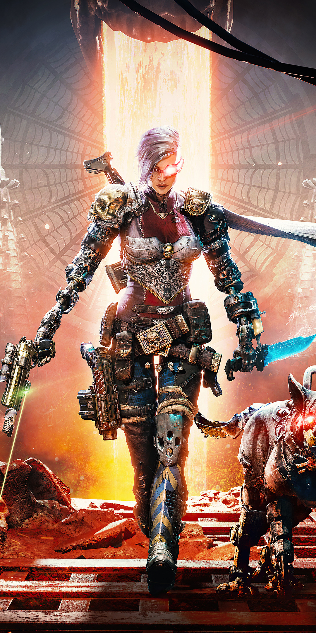 Necromunda: Hired Gun, Warhammer 40000, action game, 2022, 1080x2160 wallpaper