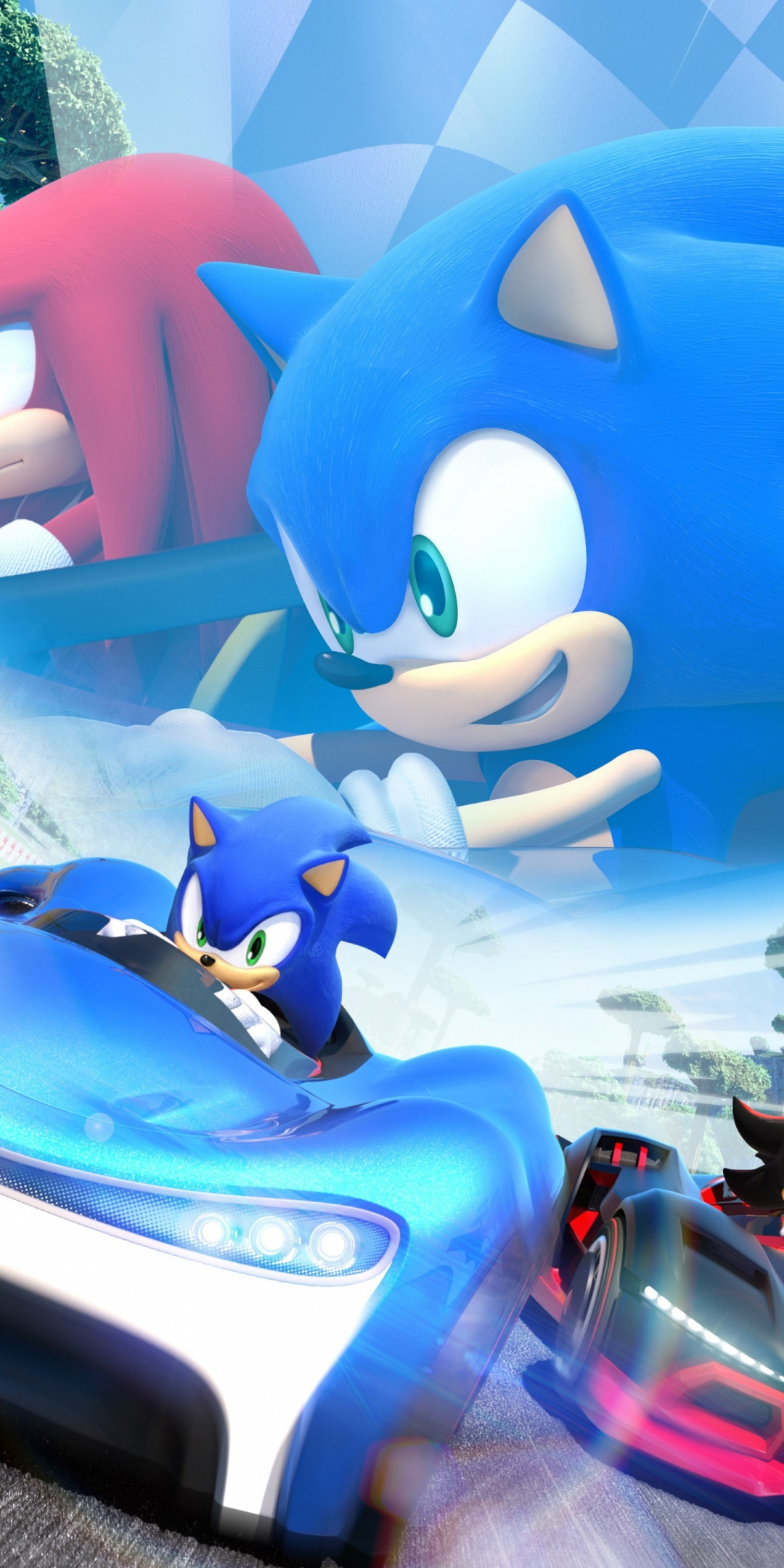 Sonic The Hedgehog, Video game, kart racing game, Nintendo, 1080x2160 wallpaper