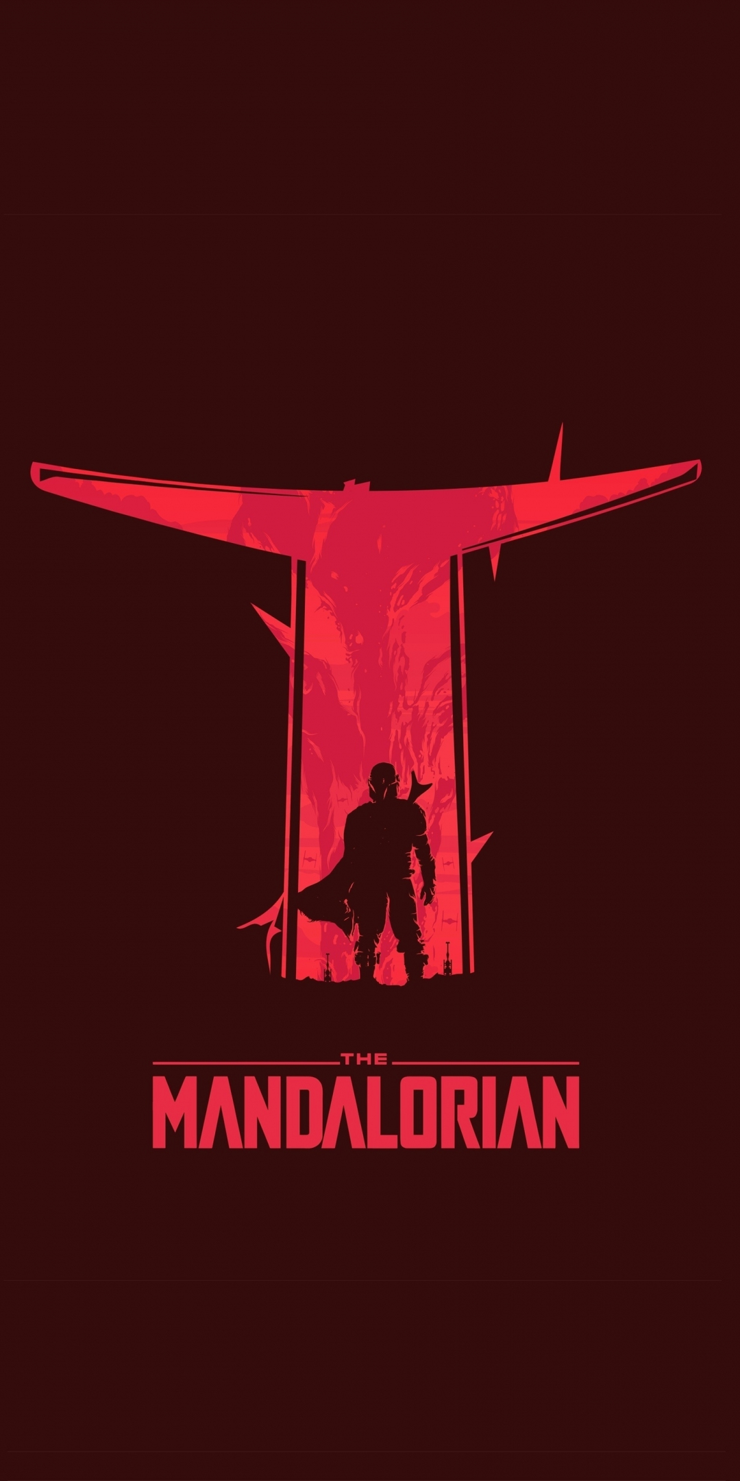Minimal, TV Show, 2020 The Mandalorian, 1080x2160 wallpaper