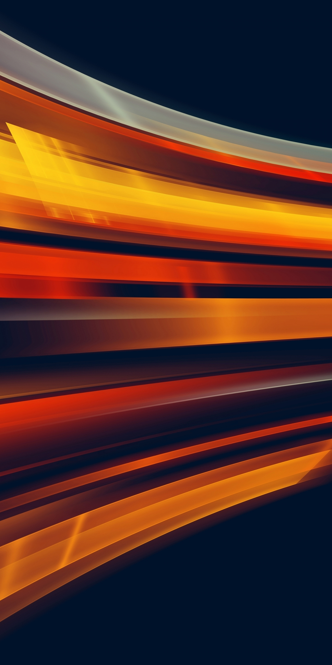 Abstraction, golden-orange stripes, 1080x2160 wallpaper
