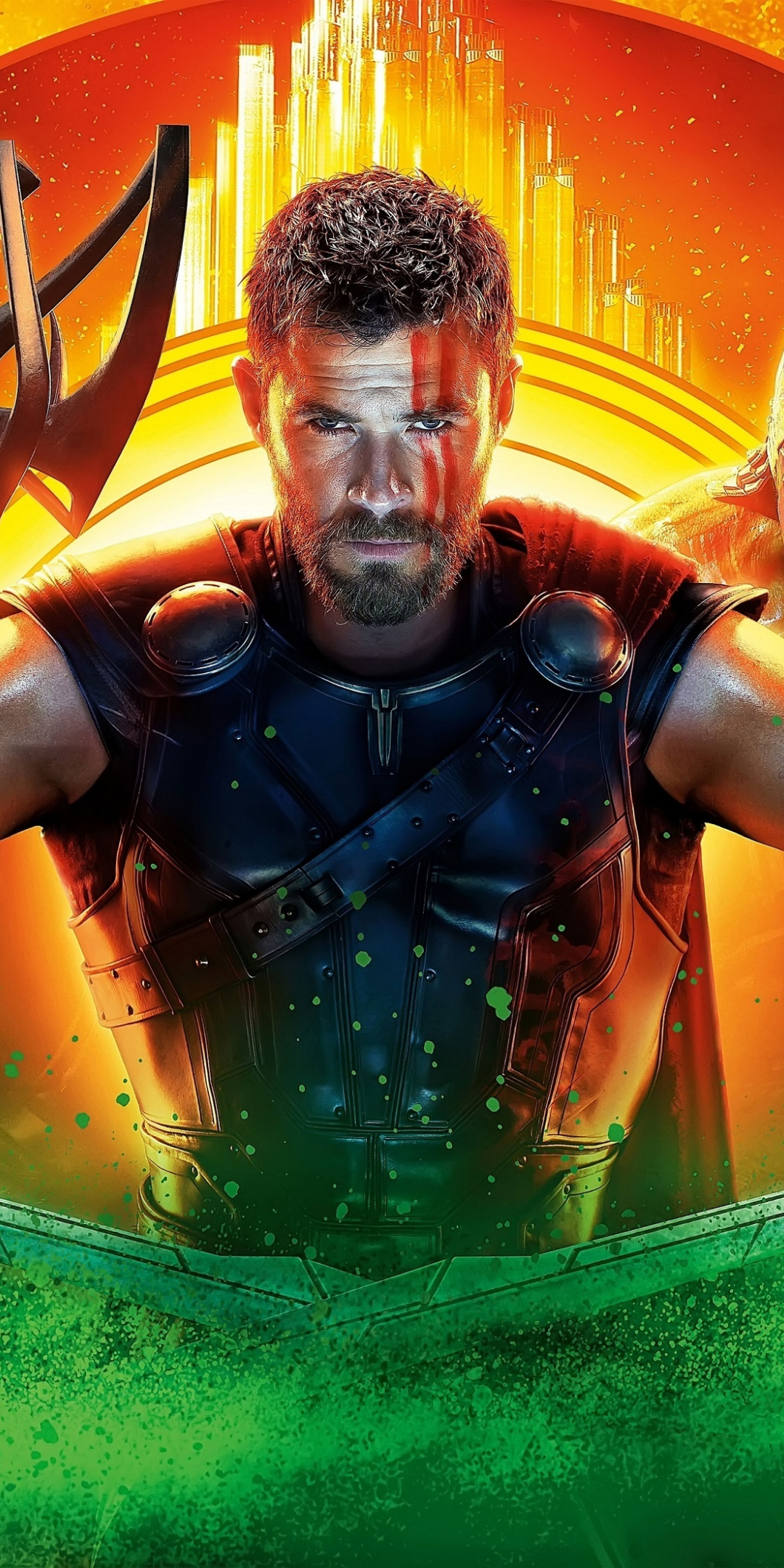 Thor: Ragnarok, 2017 movie, 1080x2160 wallpaper