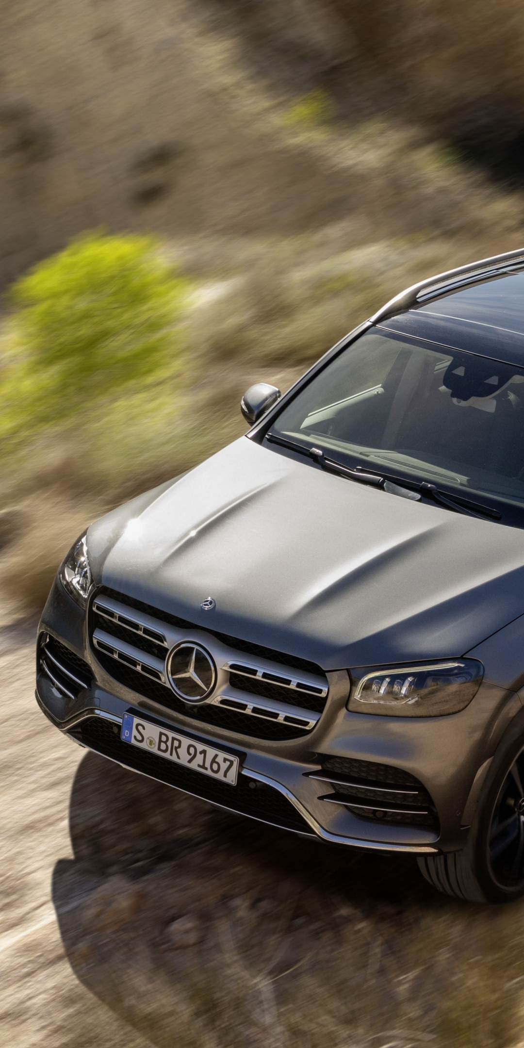 Off-road, Luxurious SUV, Mercedes-Benz GLS-Class, 1080x2160 wallpaper