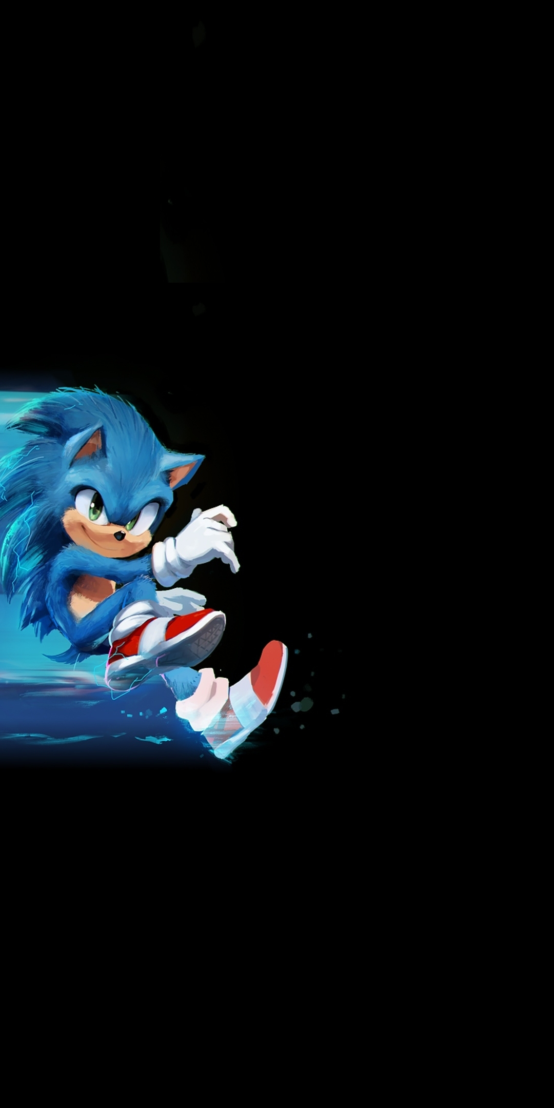 Sonic the Hedgehog, 2020 movie, art, 1080x2160 wallpaper