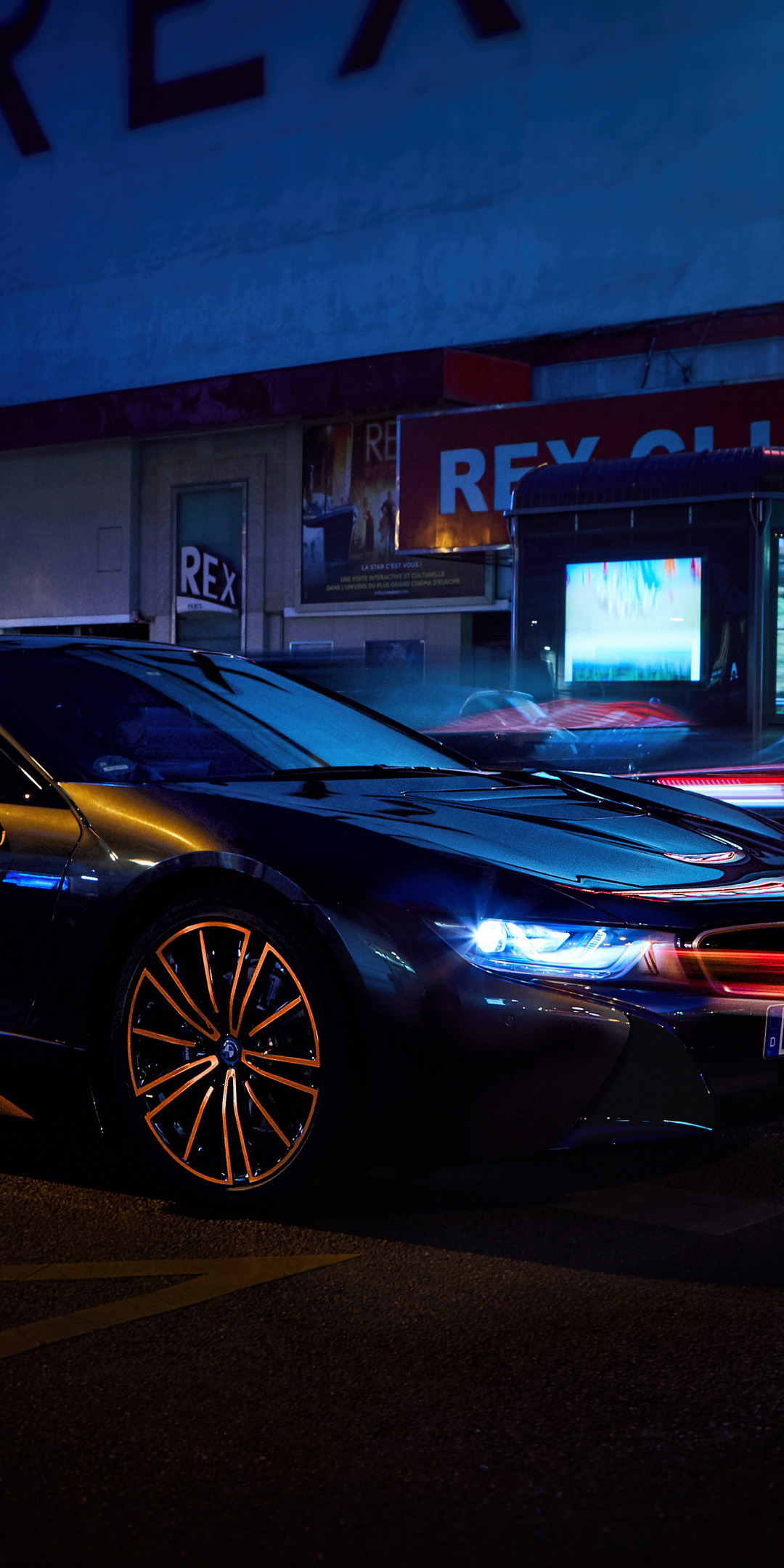 BMW i8, Ultimate Sophisto Edition, sports car, 2019, 1080x2160 wallpaper