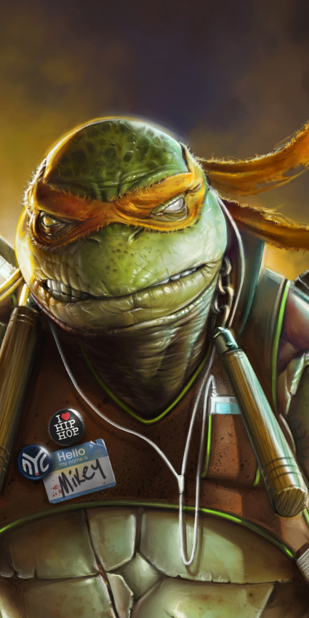 Teenage Mutant Ninja Turtles, Turtles, superhero, art, 1080x2160 wallpaper