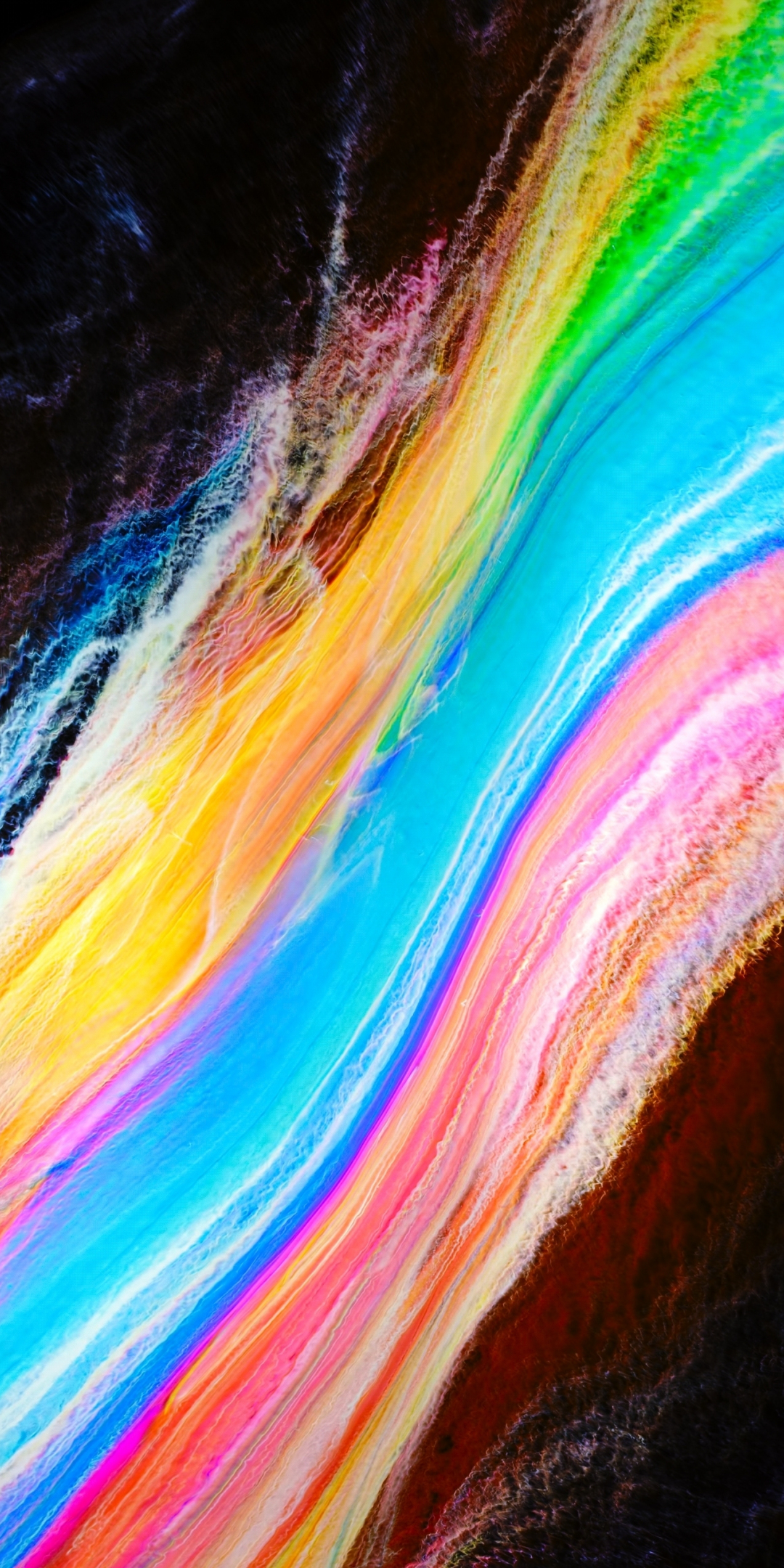 Colorful, abstraction, fluid, flow, 1080x2160 wallpaper