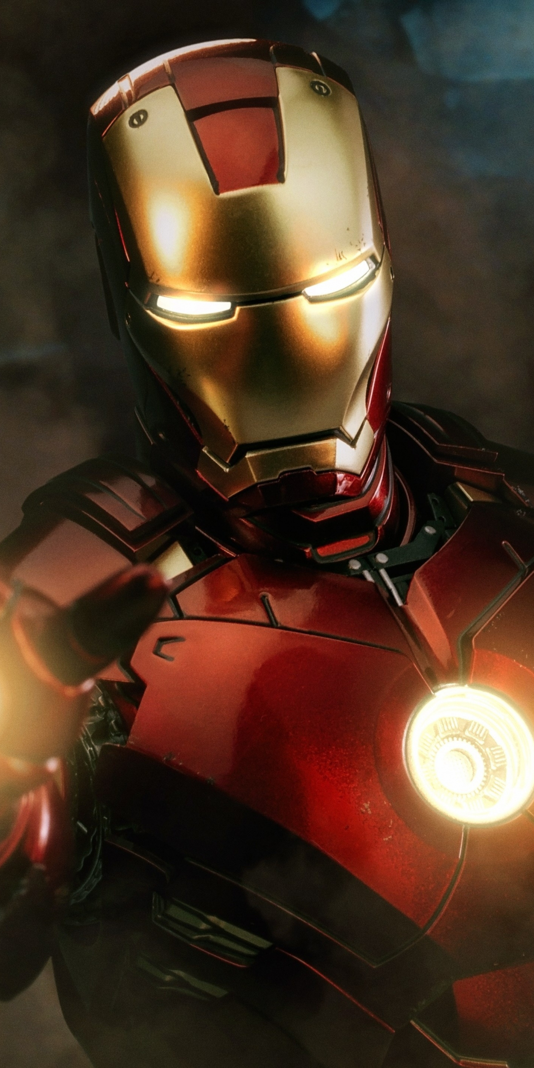 Iron man, toy art, superhero, 1080x2160 wallpaper