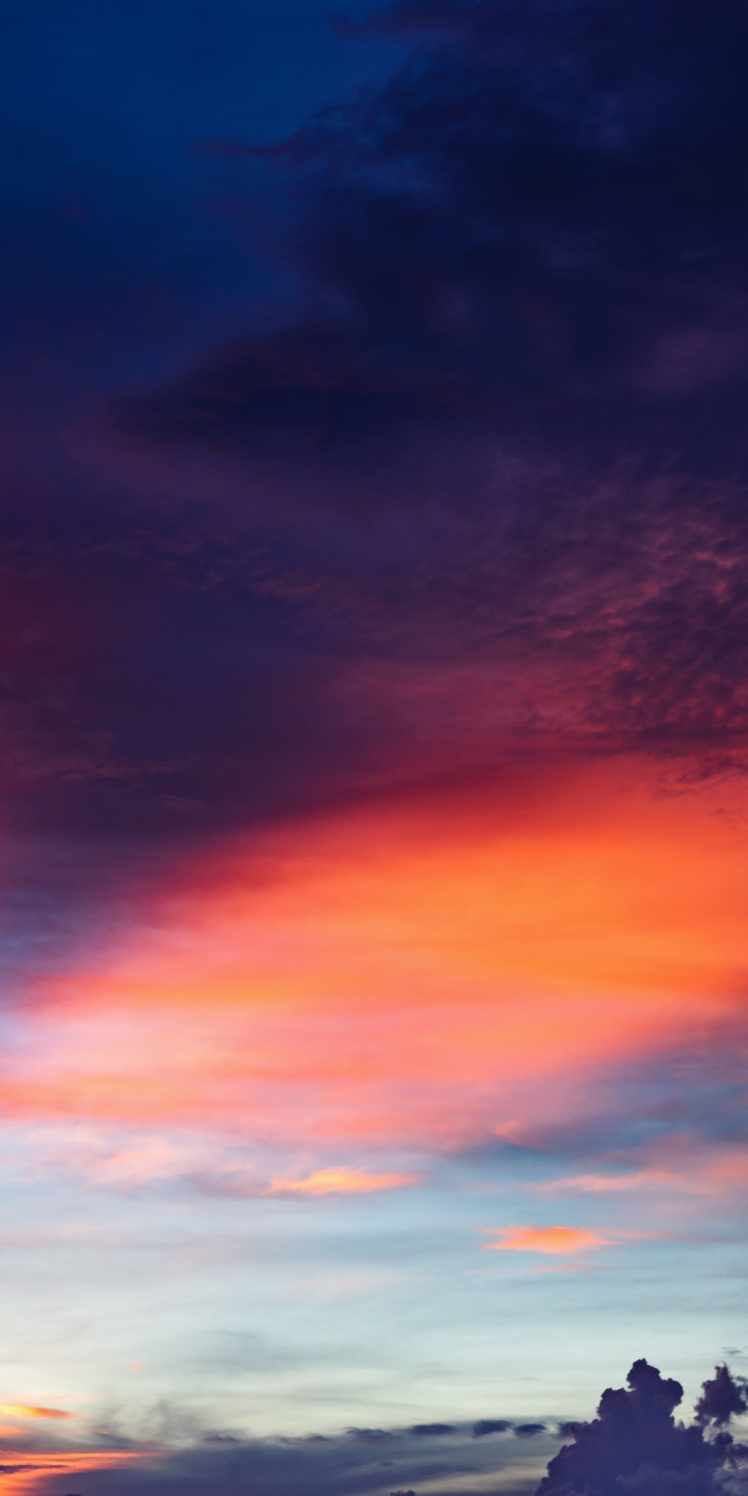 Clouds, sunset, beautiful sky, 1080x2160 wallpaper