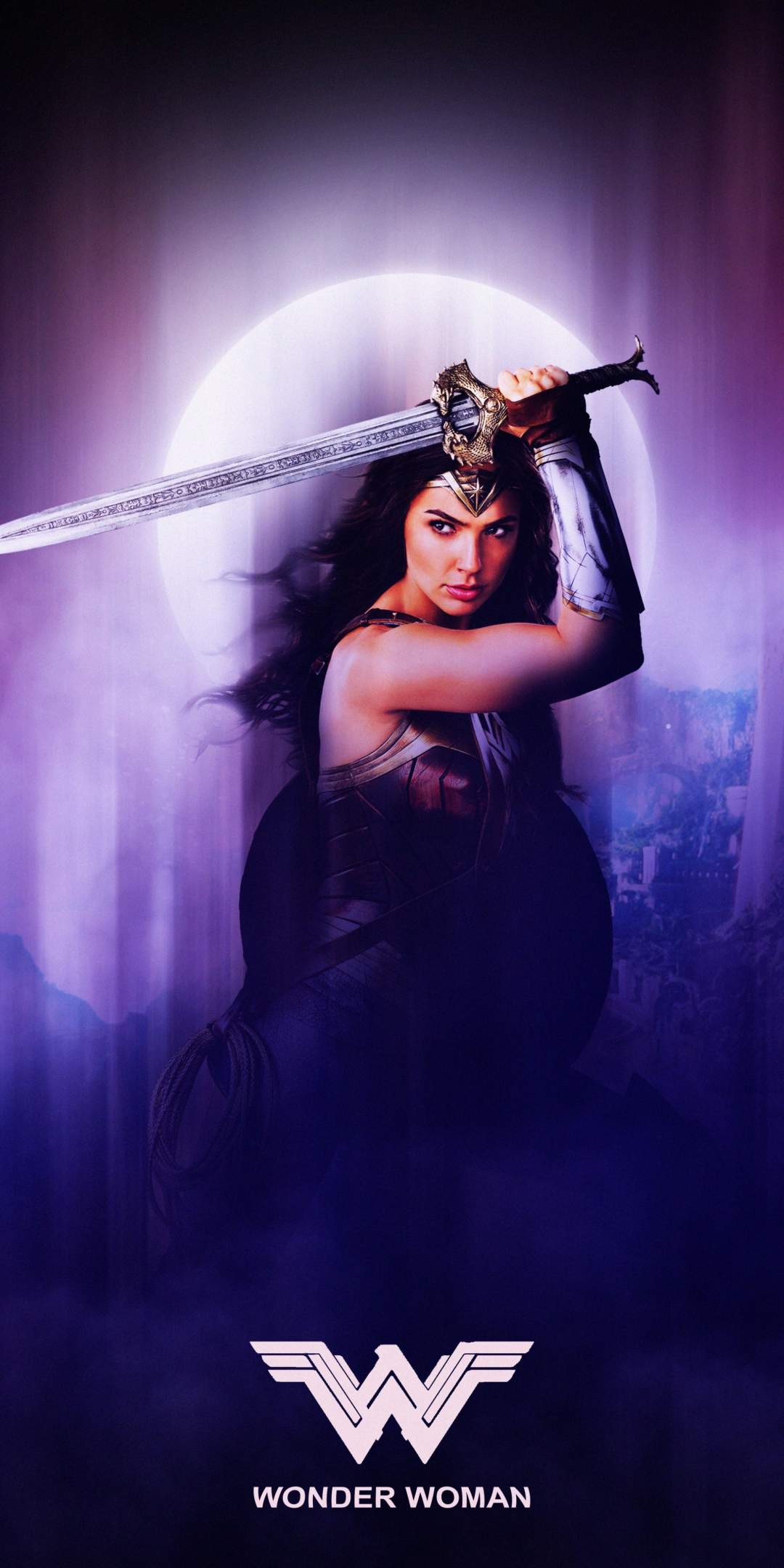 Justice league, superman, wonder woman, batman, collage, 1080x2160 wallpaper