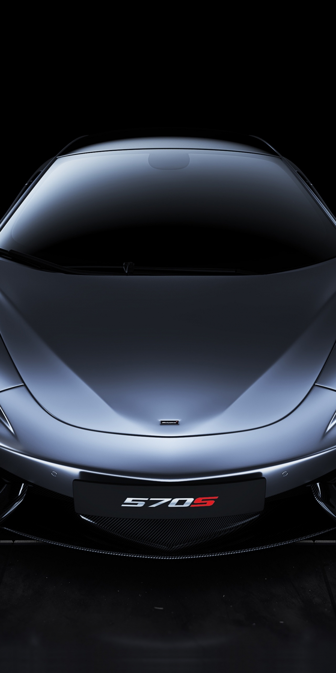 Supercar, McLaren 570s, front, 1080x2160 wallpaper
