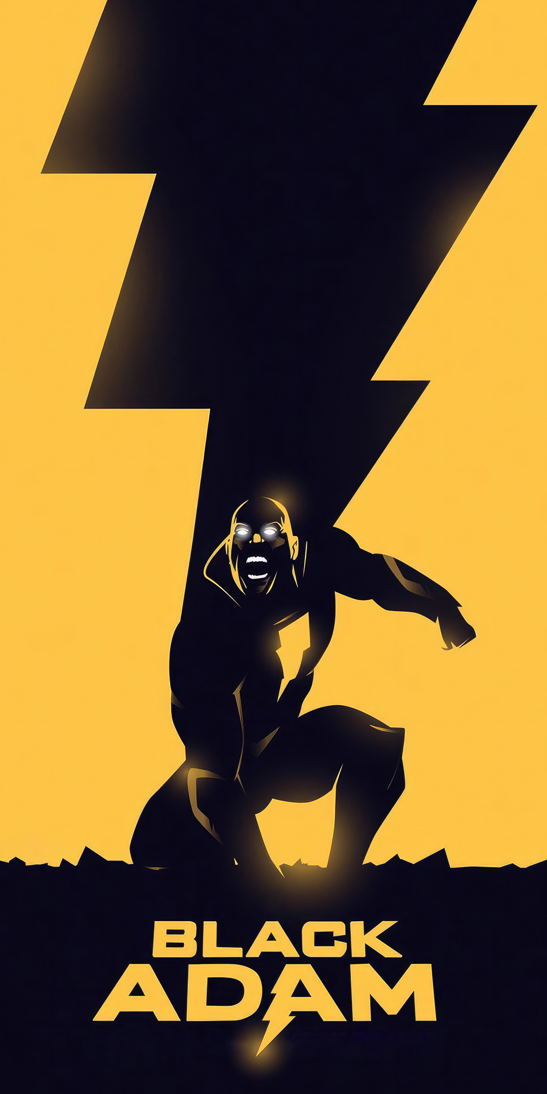 The Black Adam, movie 2023 poster, 1080x2160 wallpaper