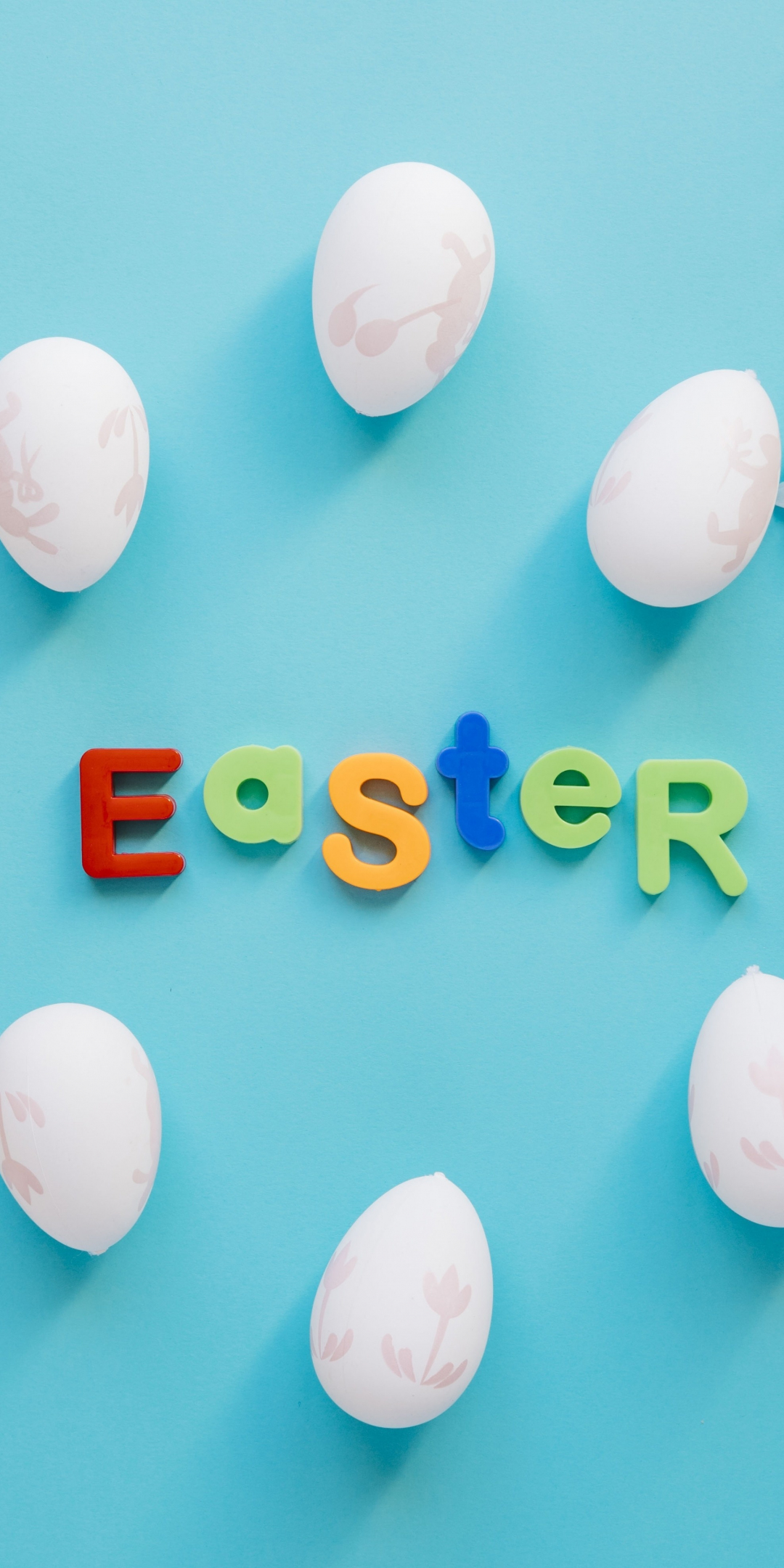 Flowers, eggs, colorful, easter, 1080x2160 wallpaper