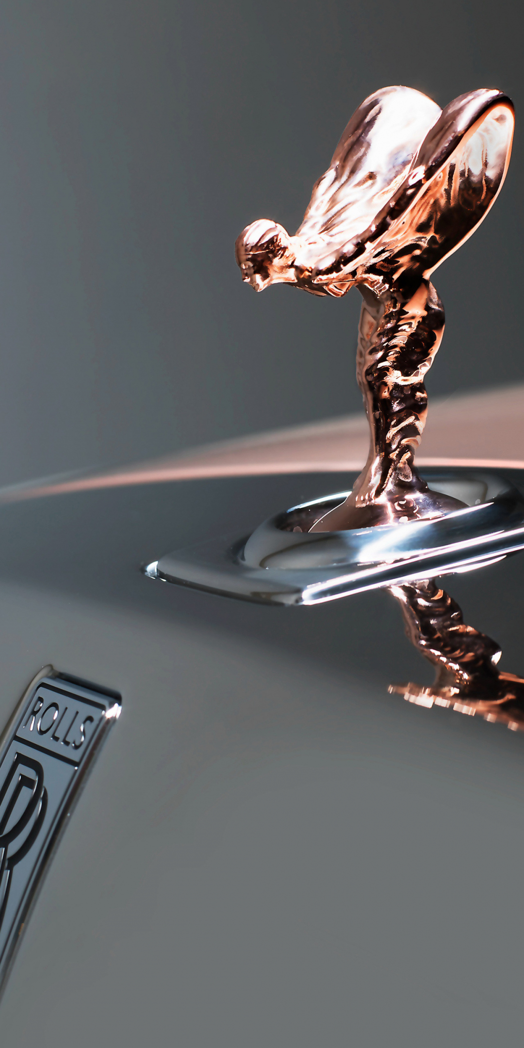 Rolls-Royce Phantom, logo, brand, 1080x2160 wallpaper