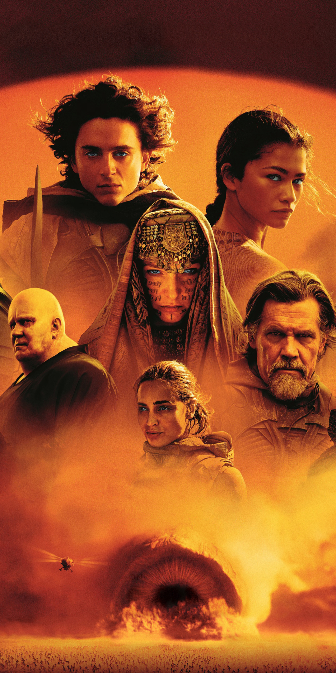 Novel based movie, Dune Part Two, 2024, 1080x2160 wallpaper