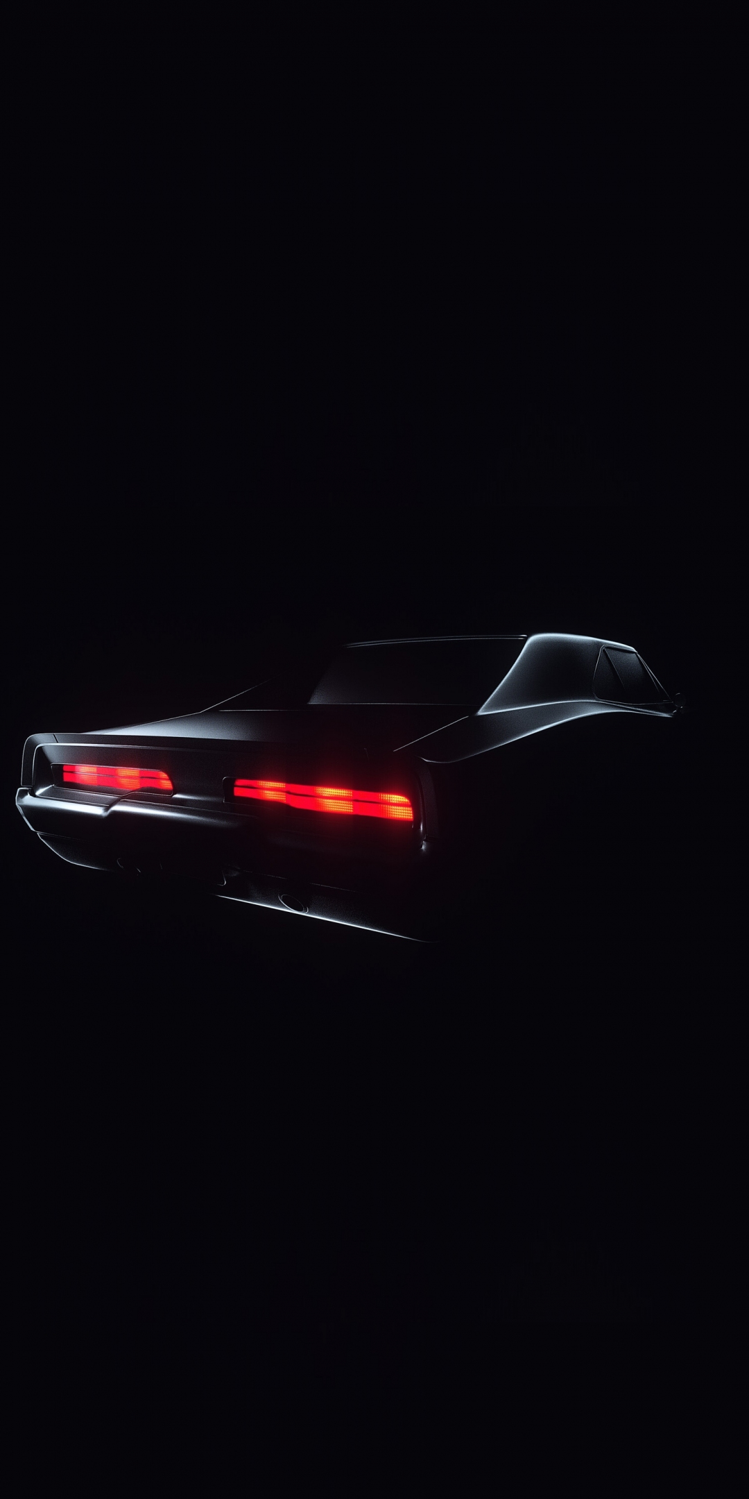 Dodge Charger, rear lights, dark, 1080x2160 wallpaper