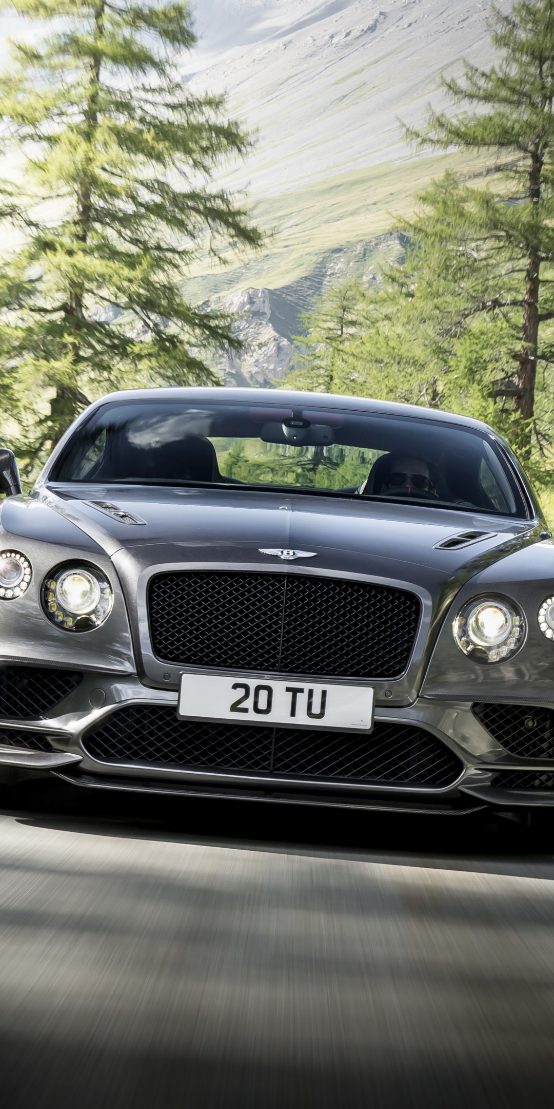 Bentley Continental GT Supersport, on-road, front, 1080x2160 wallpaper