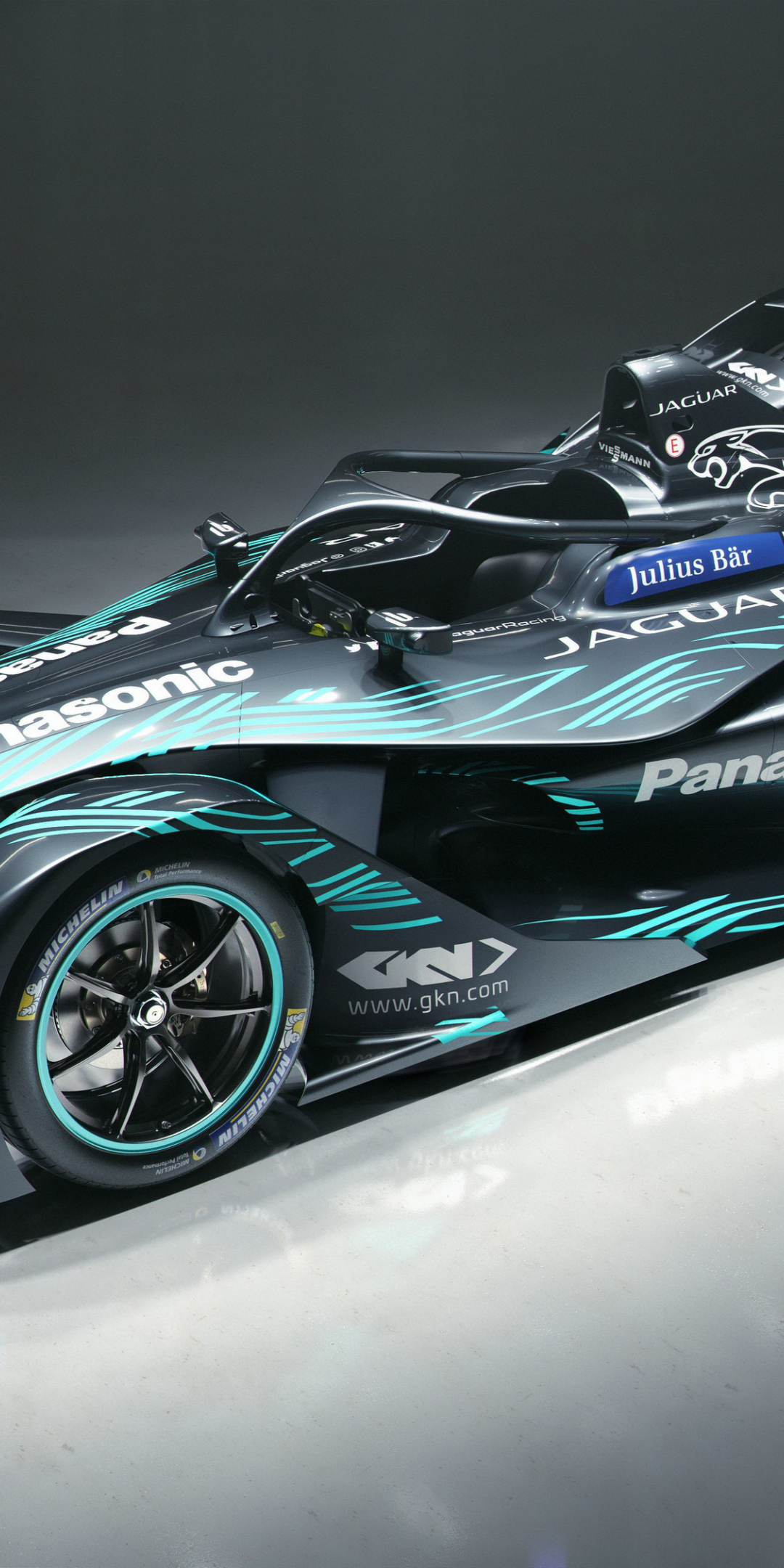 2018, Jaguar I-Type 3, Electric race car, Formula one, 1080x2160 wallpaper