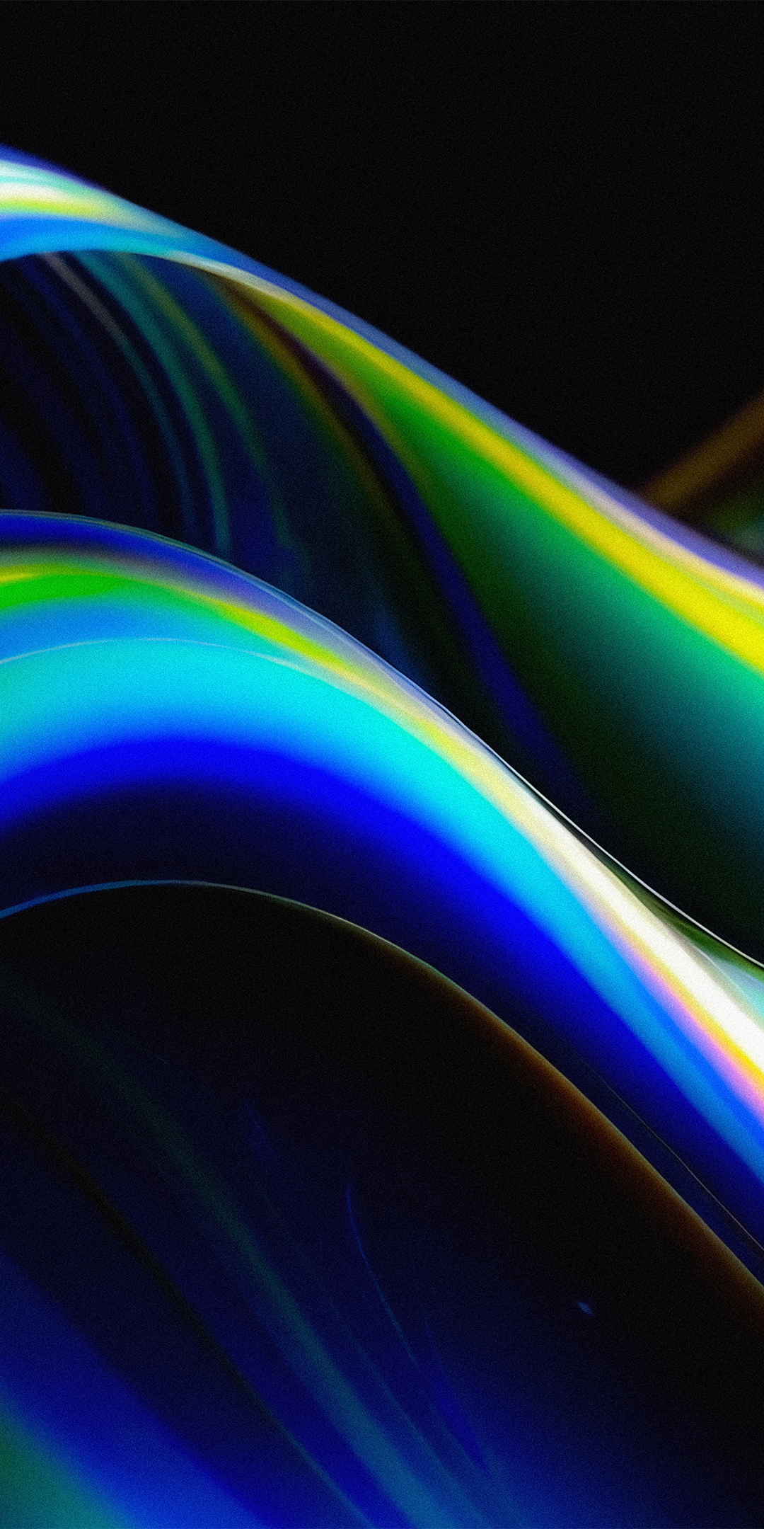 Wavy surface, abstract, colorful pattern, 1080x2160 wallpaper