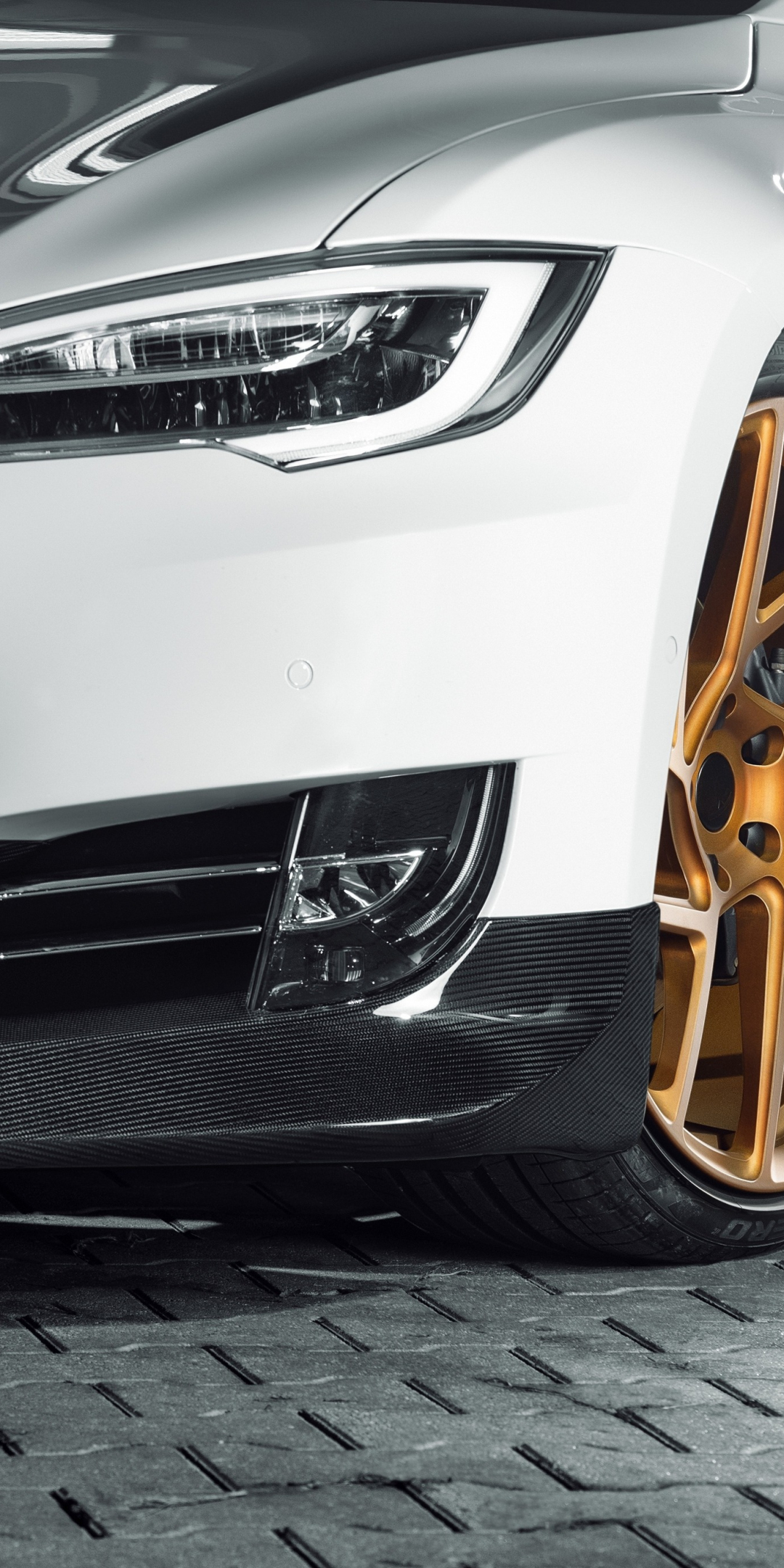 Tesla Model S, novitec, wheels, luxury car, 1080x2160 wallpaper