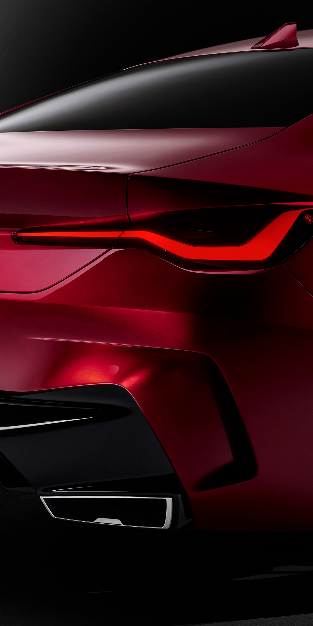 Tail-light, BMW Concept 4, 1080x2160 wallpaper