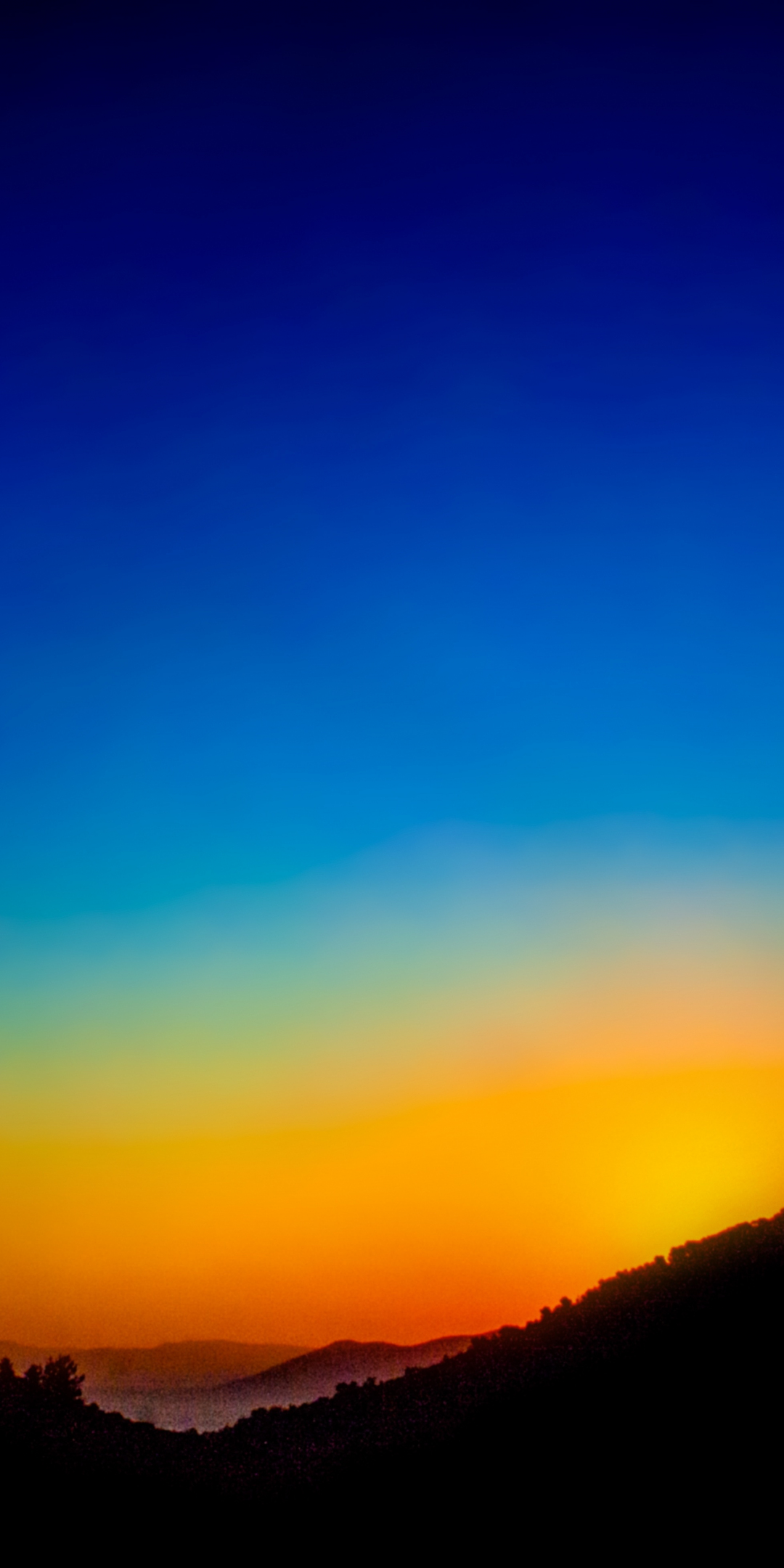 Twilight, sunrise, sky, minimal, 1080x2160 wallpaper