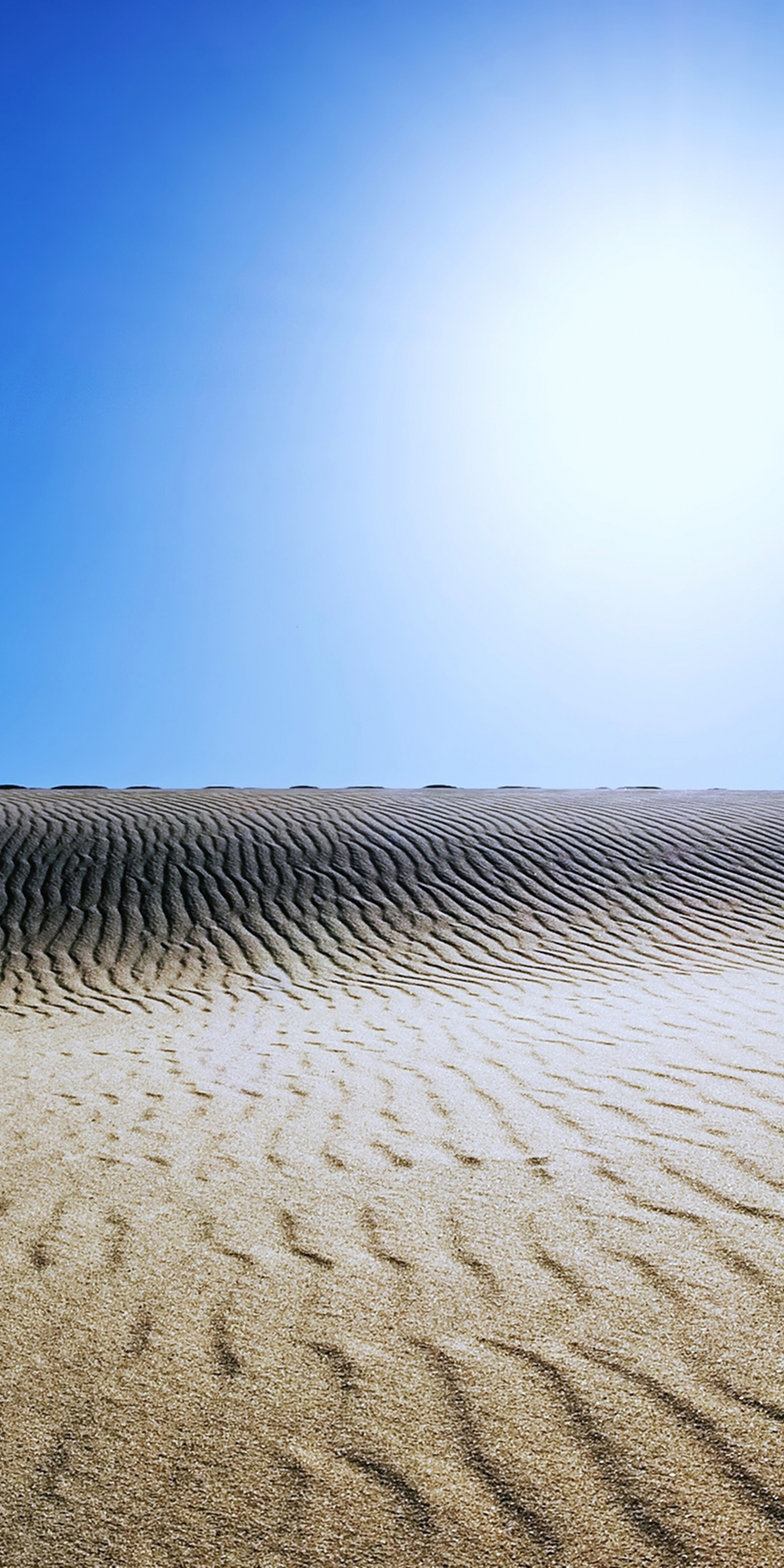 Sahara, sunny day, desert, landscape, 1080x2160 wallpaper