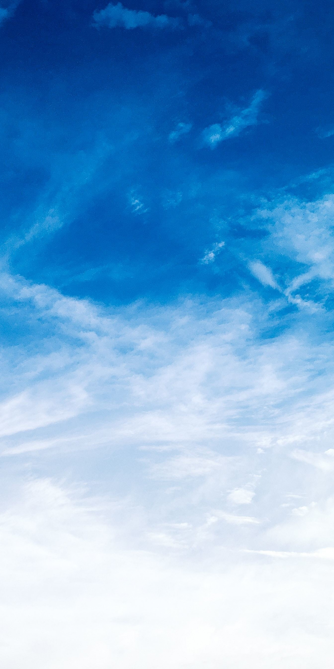 Clouds and blue sky, sunny day, 1080x2160 wallpaper