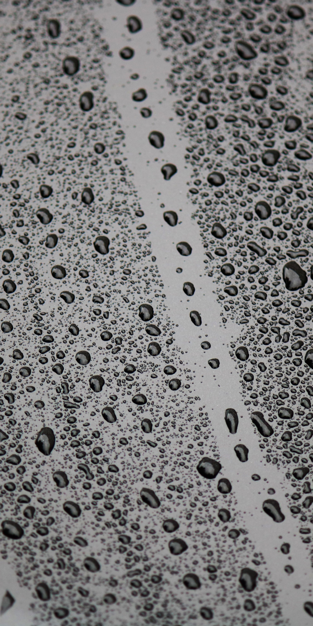 Surface, water drops, 1080x2160 wallpaper